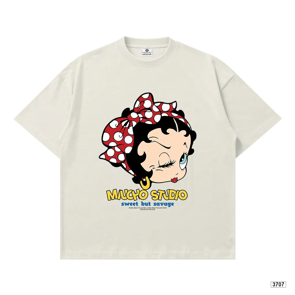 Áo thun nữ form boxy nhân vật hoạt hình dễ thương Miucho 3707_thumbnail_11