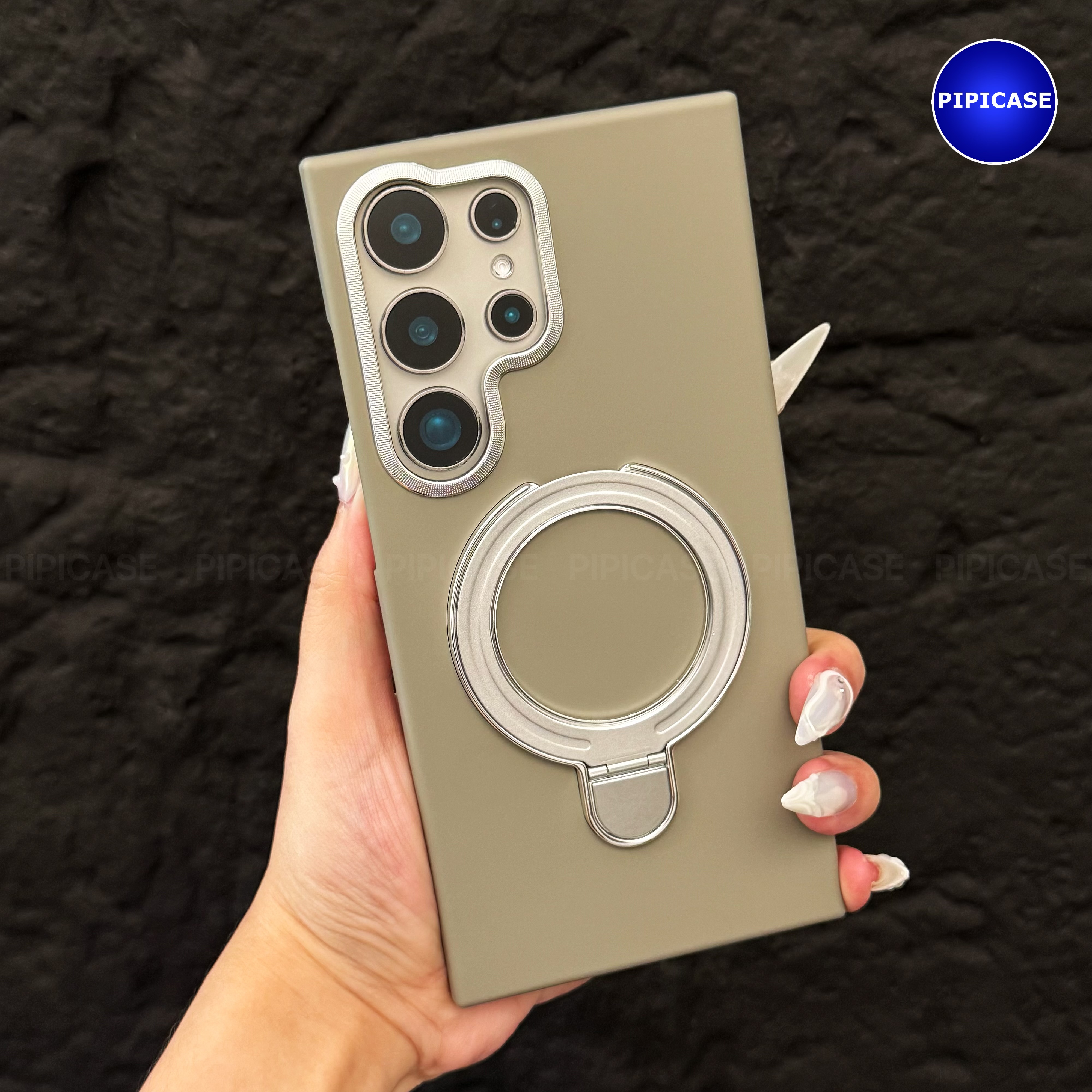 Ốp Lưng Samsung S23 Ultra 5G - Titan Force - Xám_thumbnail_1
