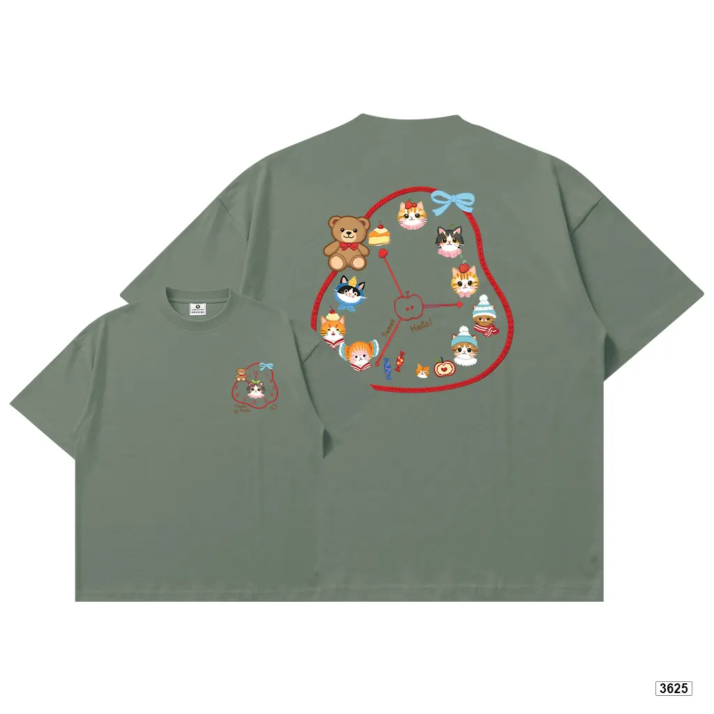Áo thun nữ form boxy thiết kế hoạt hình thú cưng đáng yêu Miucho 3625_thumbnail_12
