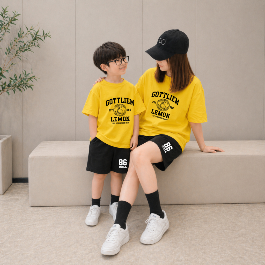 Bộ đồ cho mẹ và bé in GOTTLIEM LEMON - Loza Kids B675_thumbnail_2
