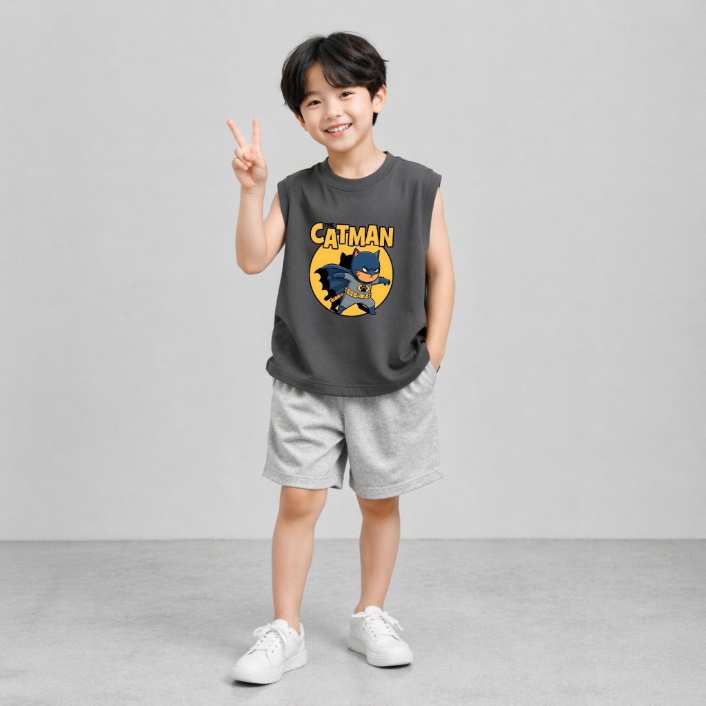 Set bộ ba lỗ bé trai hình CATMAN - Quần áo bé trai Loza Kids BL658_thumbnail_7