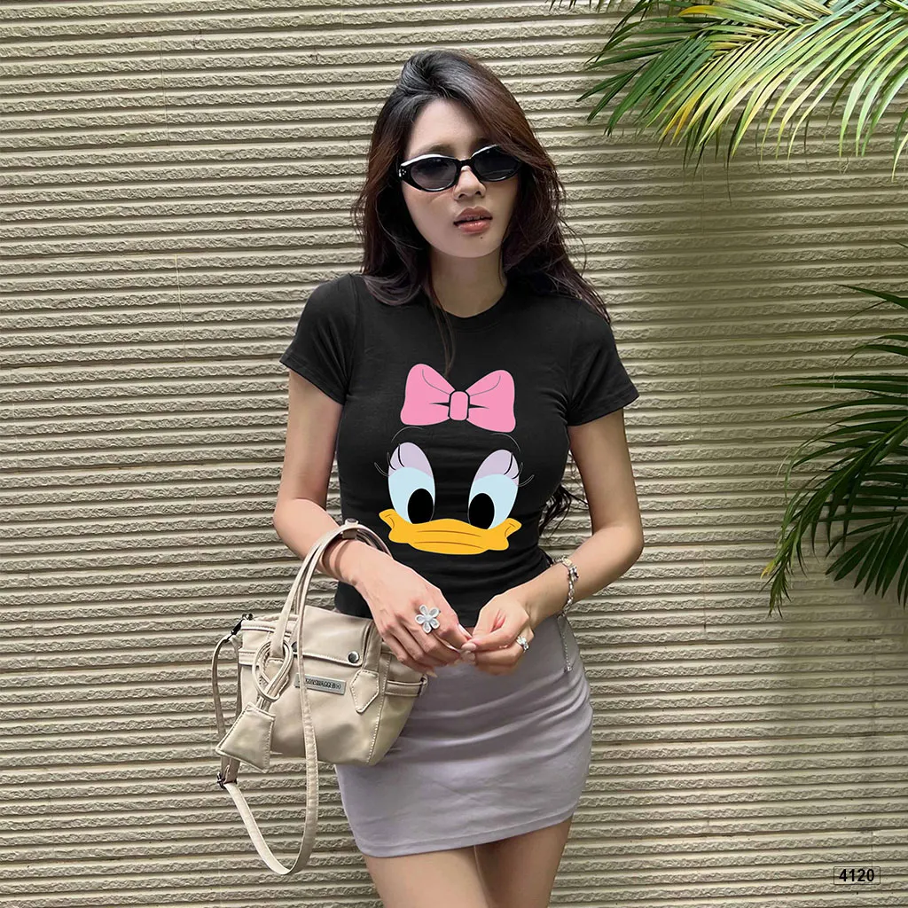 Áo thun babytee nữ form ôm body hoạt hình Beezy 4120_thumbnail_4