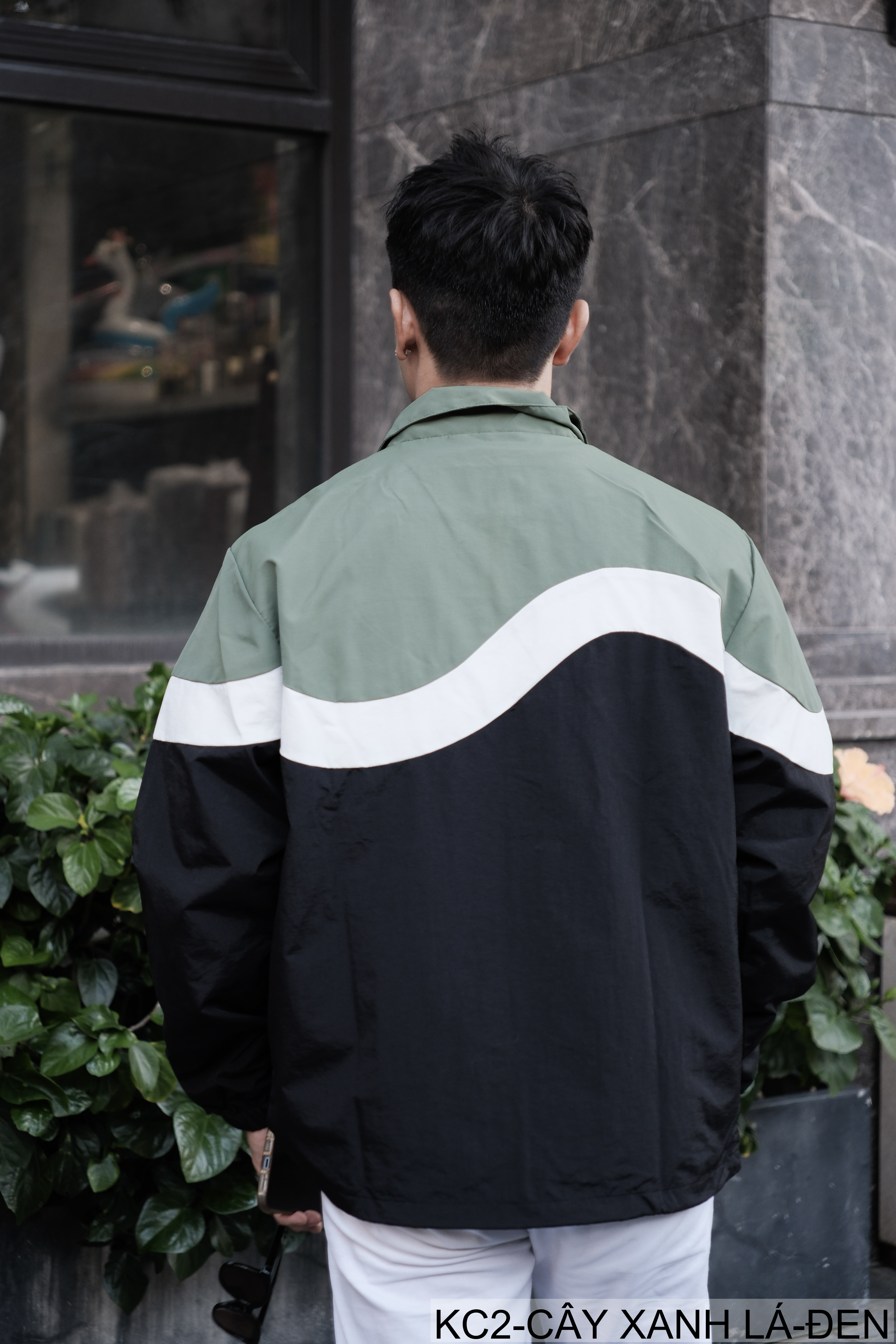 KC2 - Áo khoác nam phối màu thời trang cổ đứng phong cách thể thao xuân thu_thumbnail_9