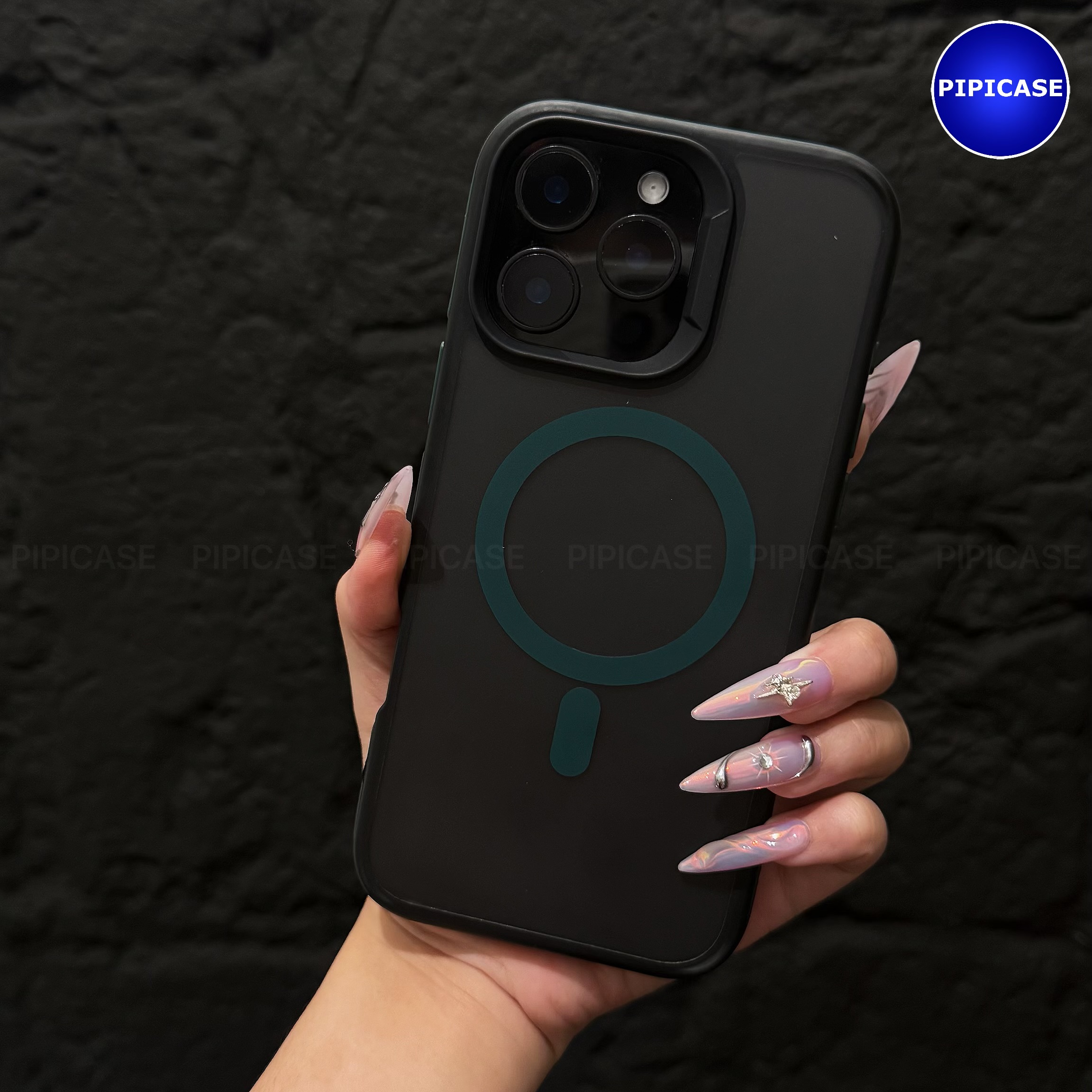 Ốp Lưng iPhone 15 Pro Max - Map - Xanh Rêu_thumbnail_16
