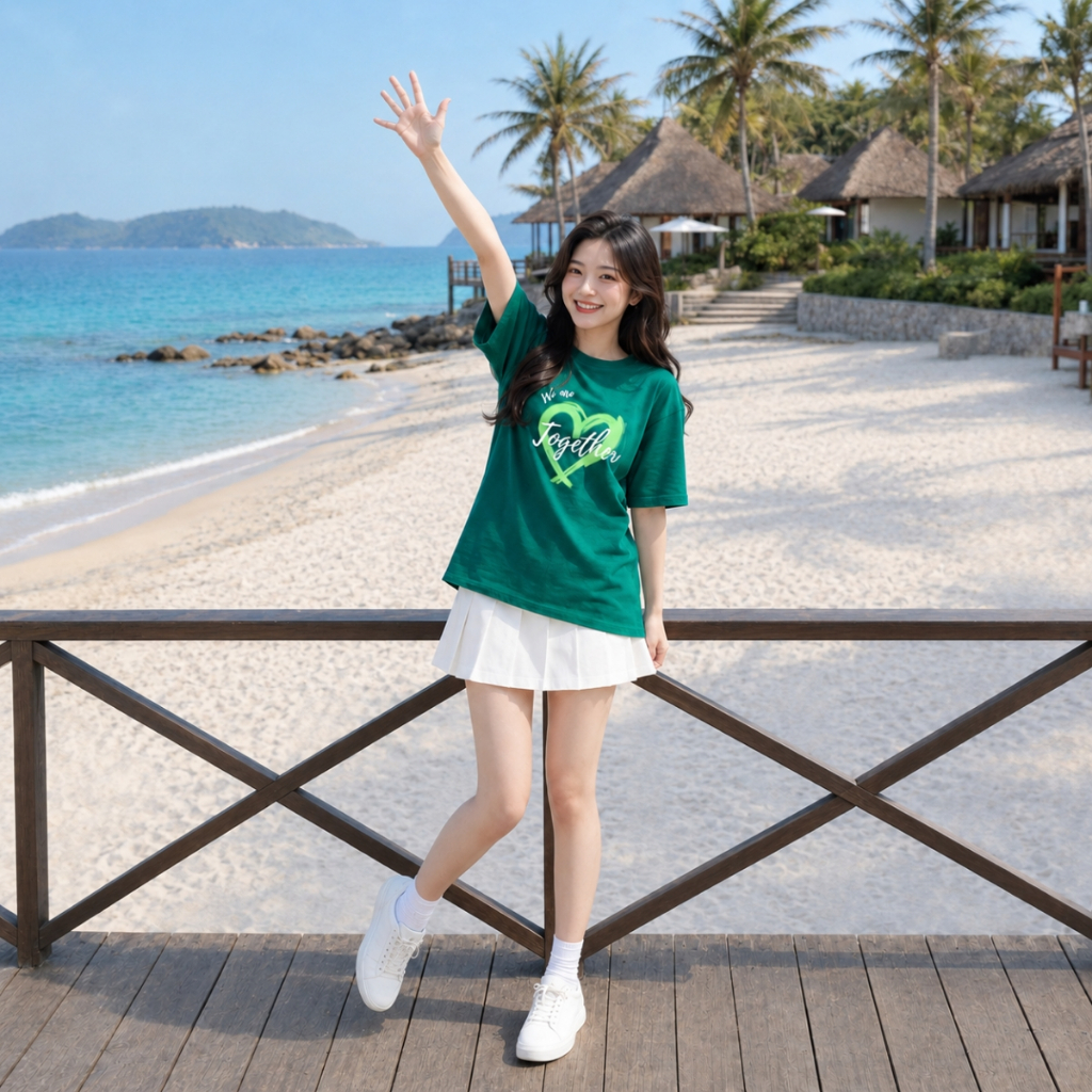 [Form Rộng] Áo phông dáng rộng hình trái tim TOGETHER, - Loza RT8640_thumbnail_9