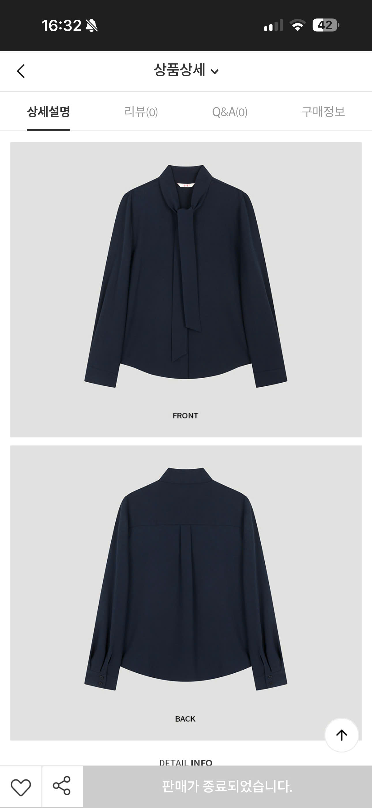 E345 SƠ MI CỔ BUỘC NƠ XUẤT HÀN NHIỀU MÀU- 3103_thumbnail_4