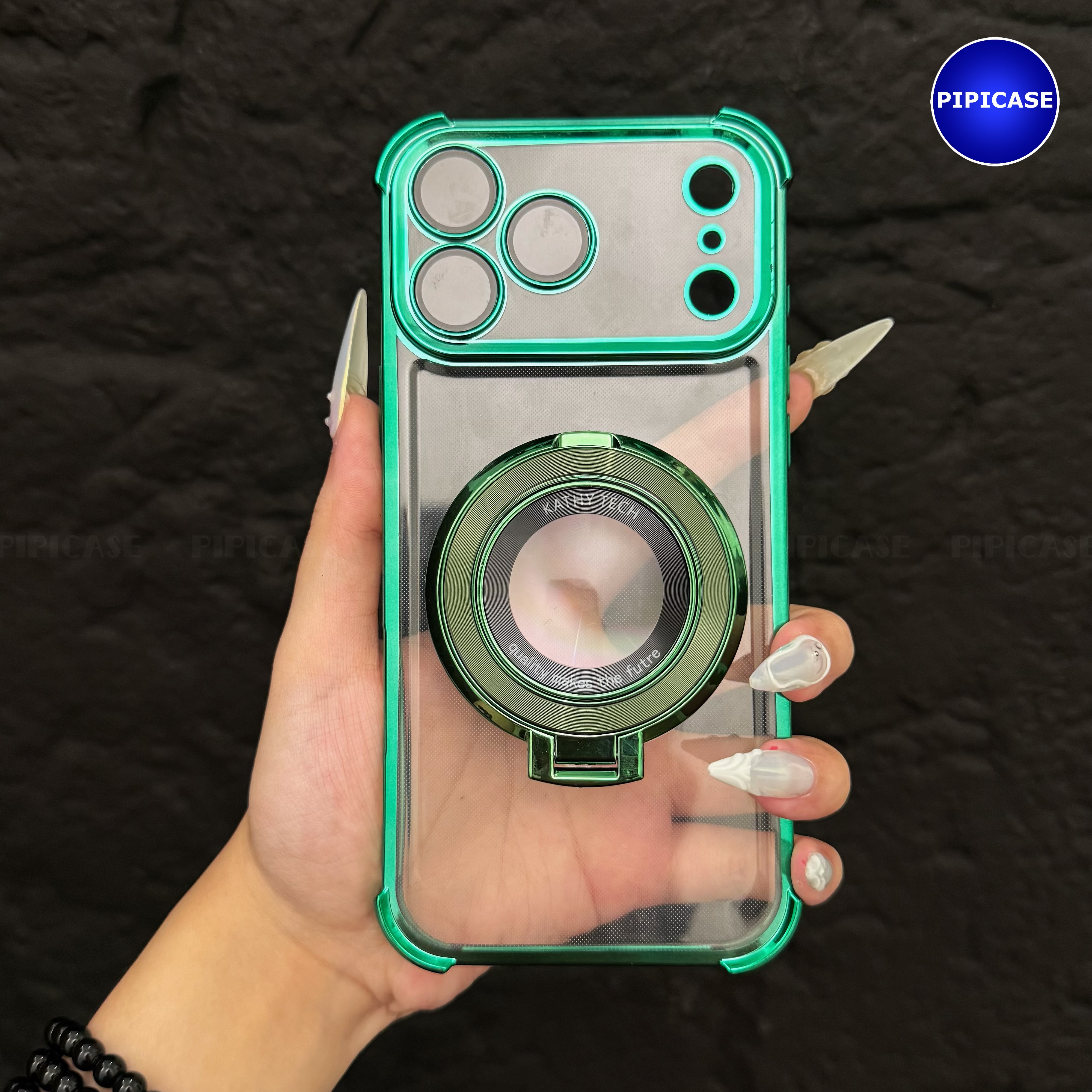 Ốp Lưng iPhone 17 Pro - Ven - Xanh Lá_thumbnail_2