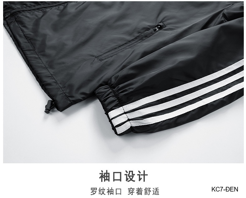 KC7 - Áo khoác nam thể thao oversize tay dài có mũ, chất liệu polyester thoáng mát, 3 màu xanh dương, đen, xanh đậm_thumbnail_14