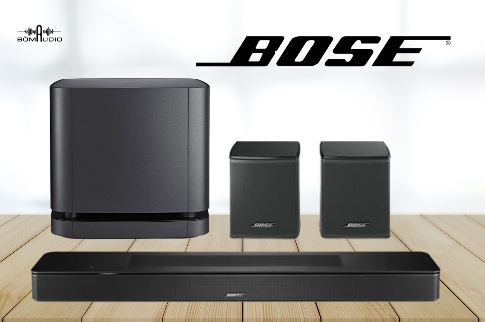 Dàn Âm Thanh BOSE SMART SOUNDBAR 600 + BOSE BASS MODULE 500 +  BOSE SURROUND SPEAKER