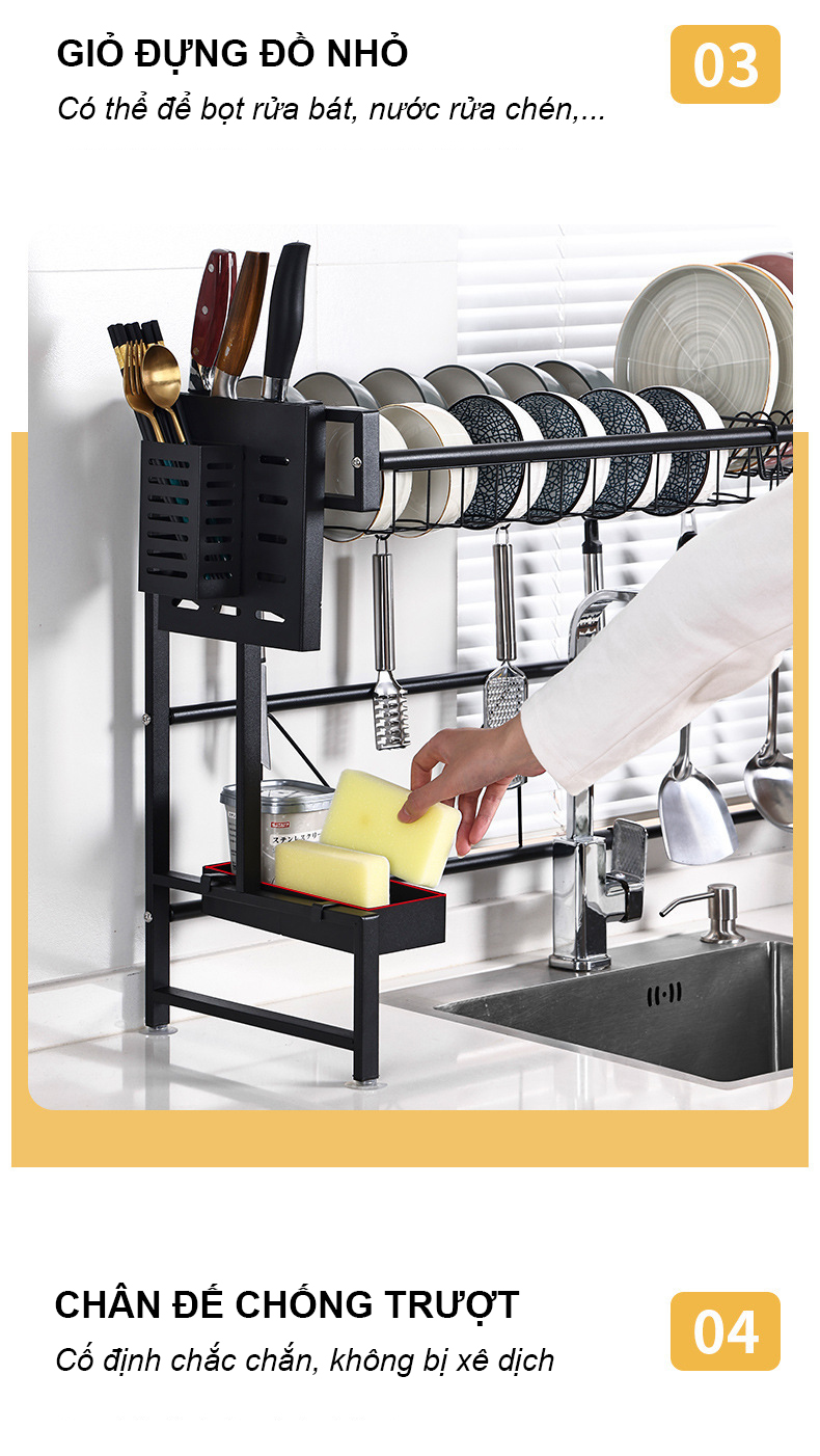 Kệ úp bát đũa điều chỉnh 2 tầng_thumbnail_4