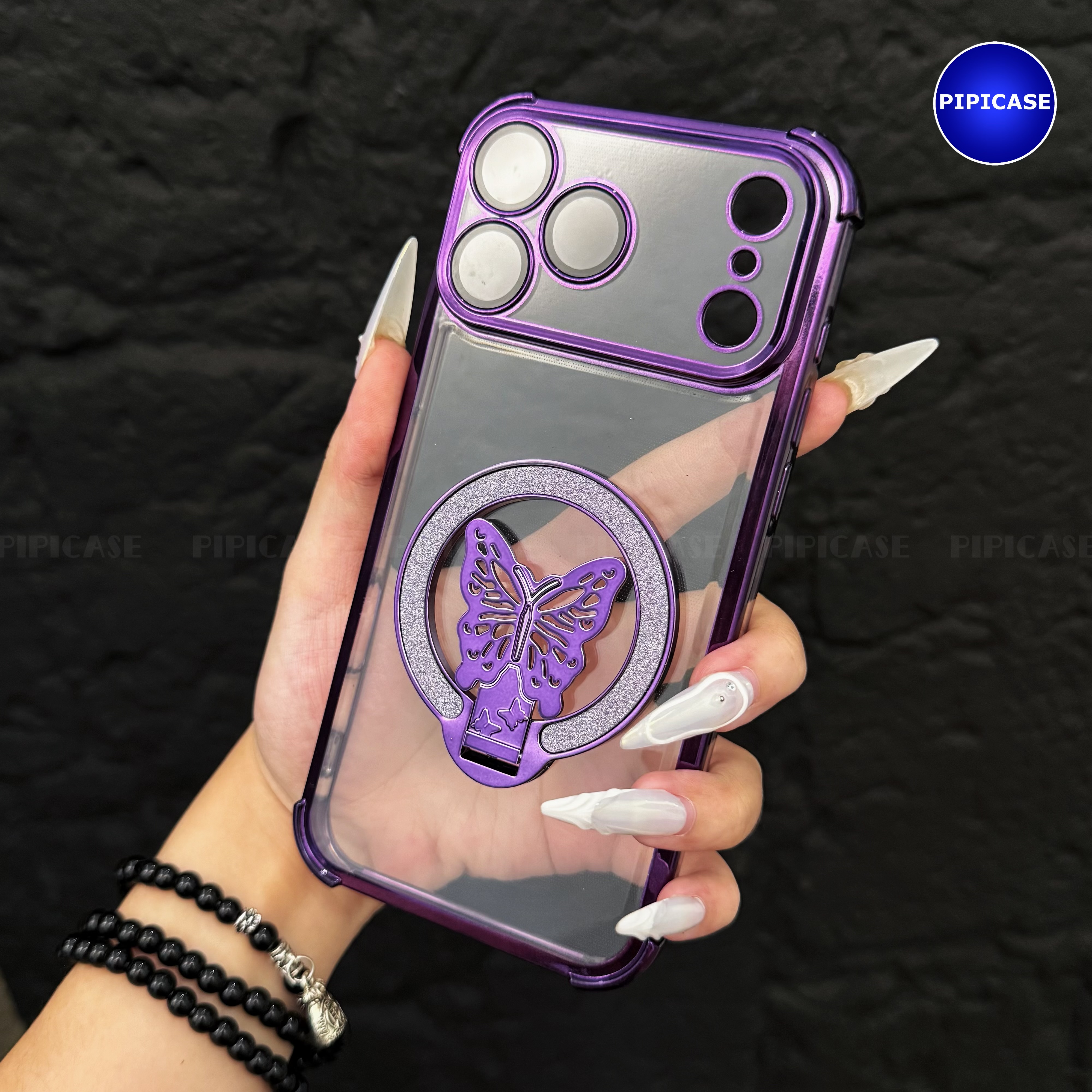 Ốp Lưng iPhone 17 Pro Max - MO - Tím