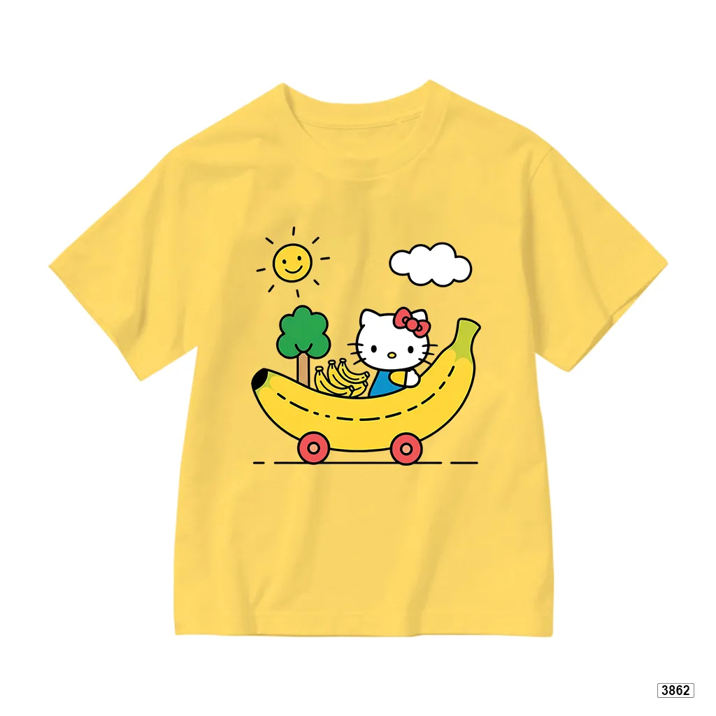 Áo thun bé gái form rộng Kittie Banana Kado 3862_thumbnail_0