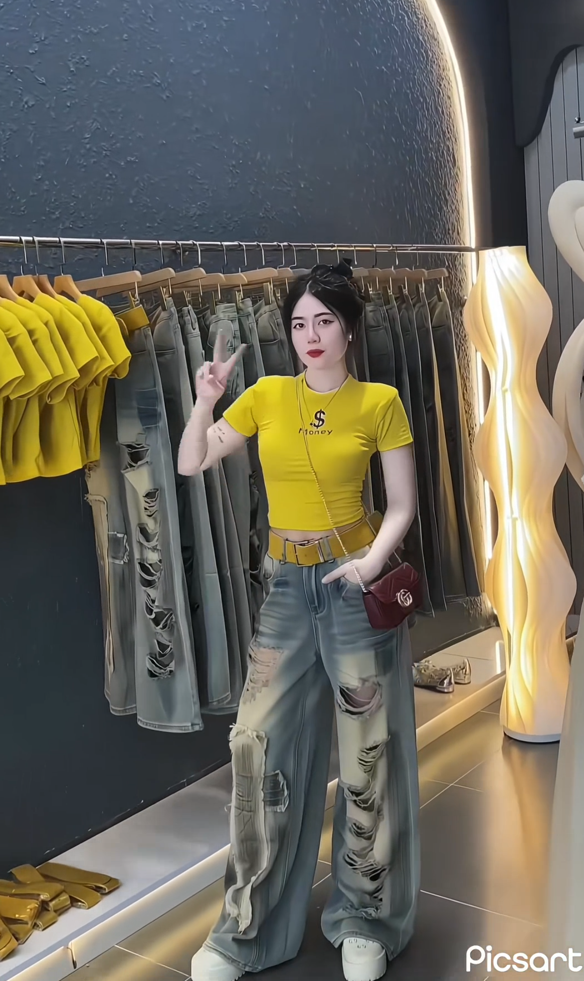 Áo thun money 820