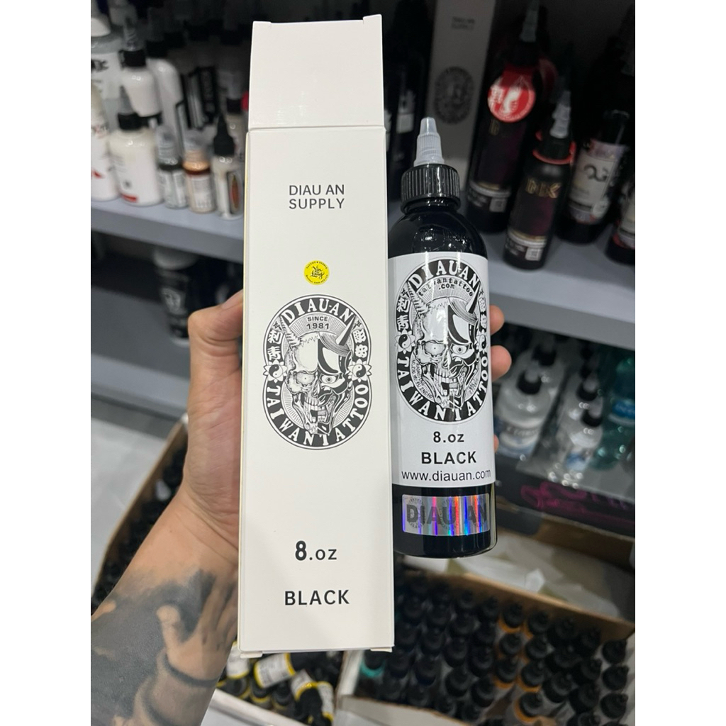 Mực xăm DIAUAN BLACK (8oz) chính hãng - Hàng mới về (HSD: 2030)