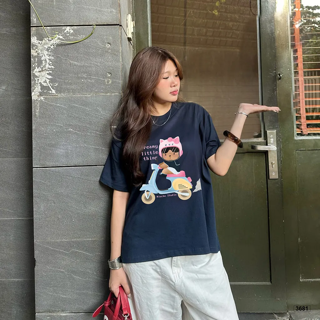 Áo thun boxy nữ Teddy Dreamy Miucho 3681_thumbnail_6