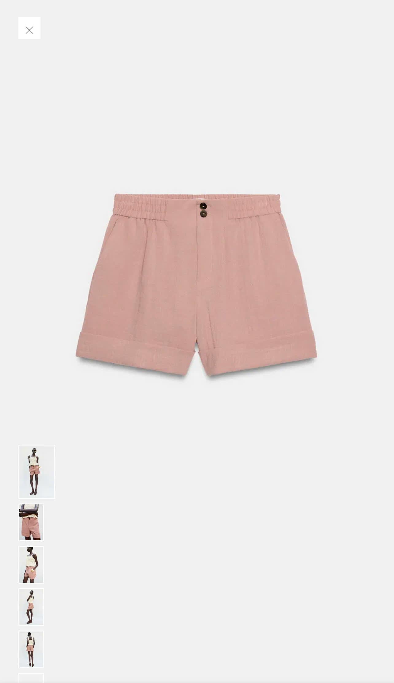 Quần đùi linen ZR