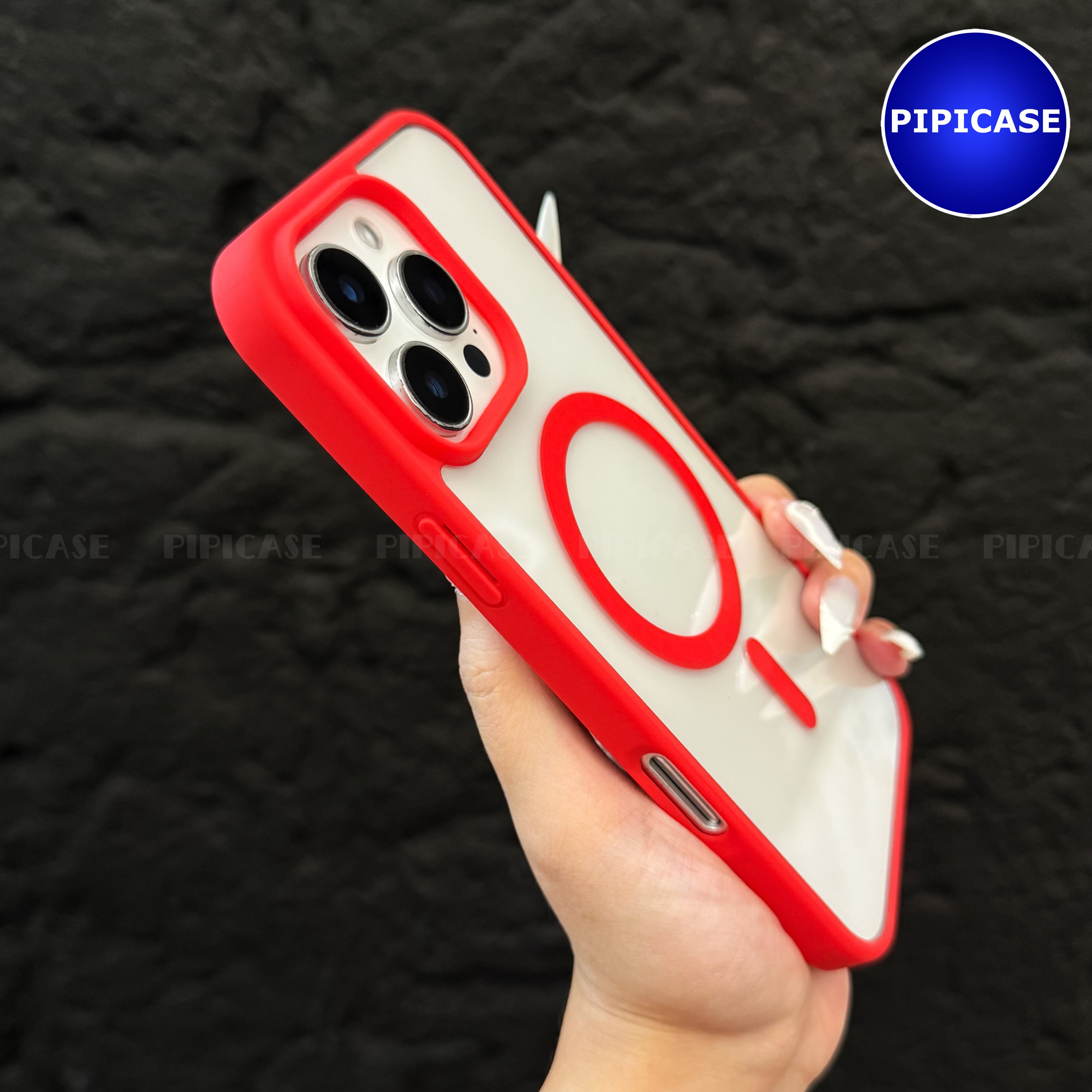 Ốp Lưng iPhone 16 Pro Max - Chic - Đỏ Tươi_thumbnail_3