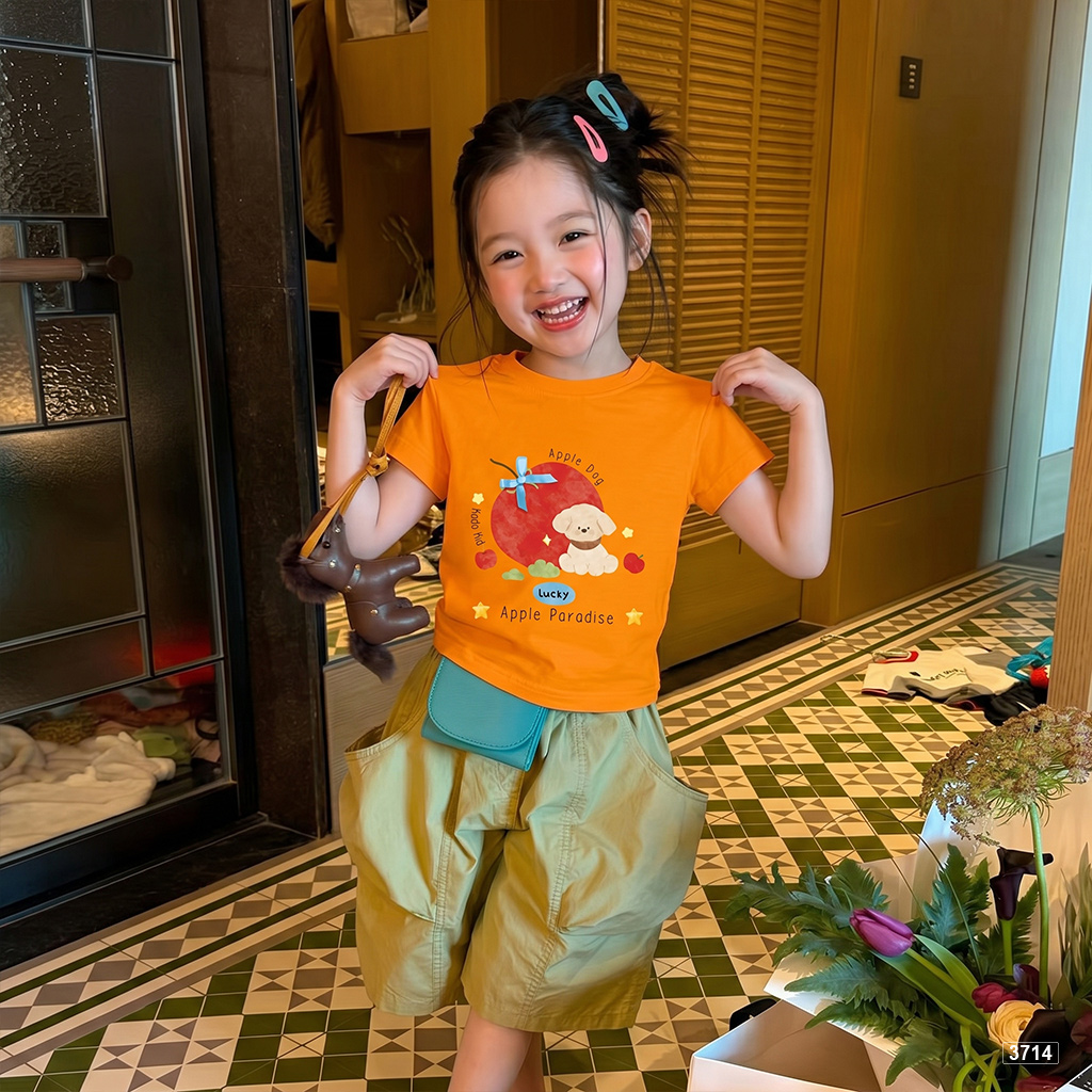 Áo thun bé trai bé gái hoạt hình cún siêu yêu Kado 3714_thumbnail_2