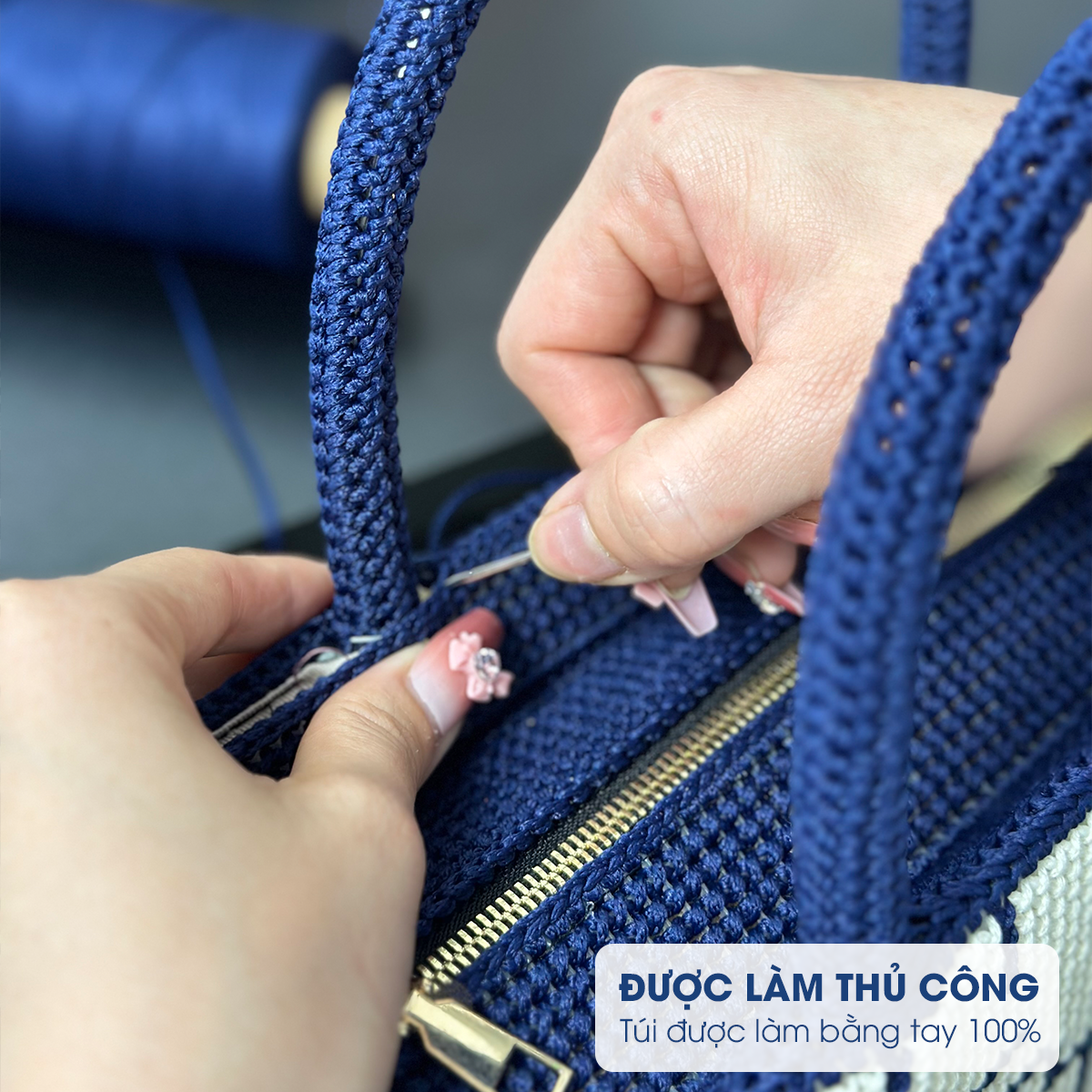 Túi Tote Handmade họa tiết Trơn_thumbnail_51