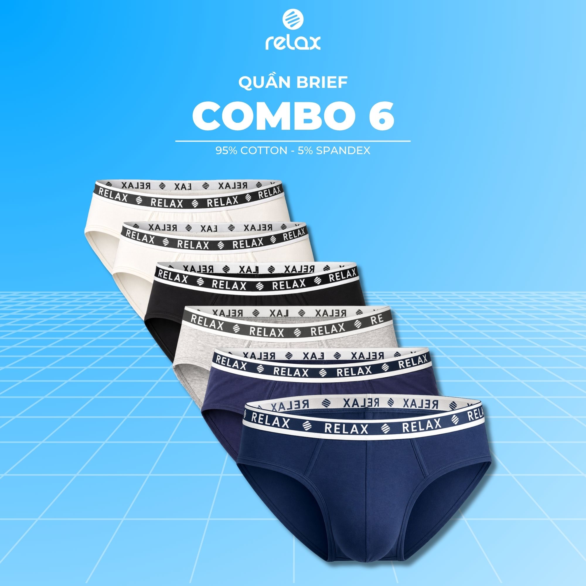 COMBO 6 QUẦN LÓT NAM BRIEF RDO120_thumbnail_6