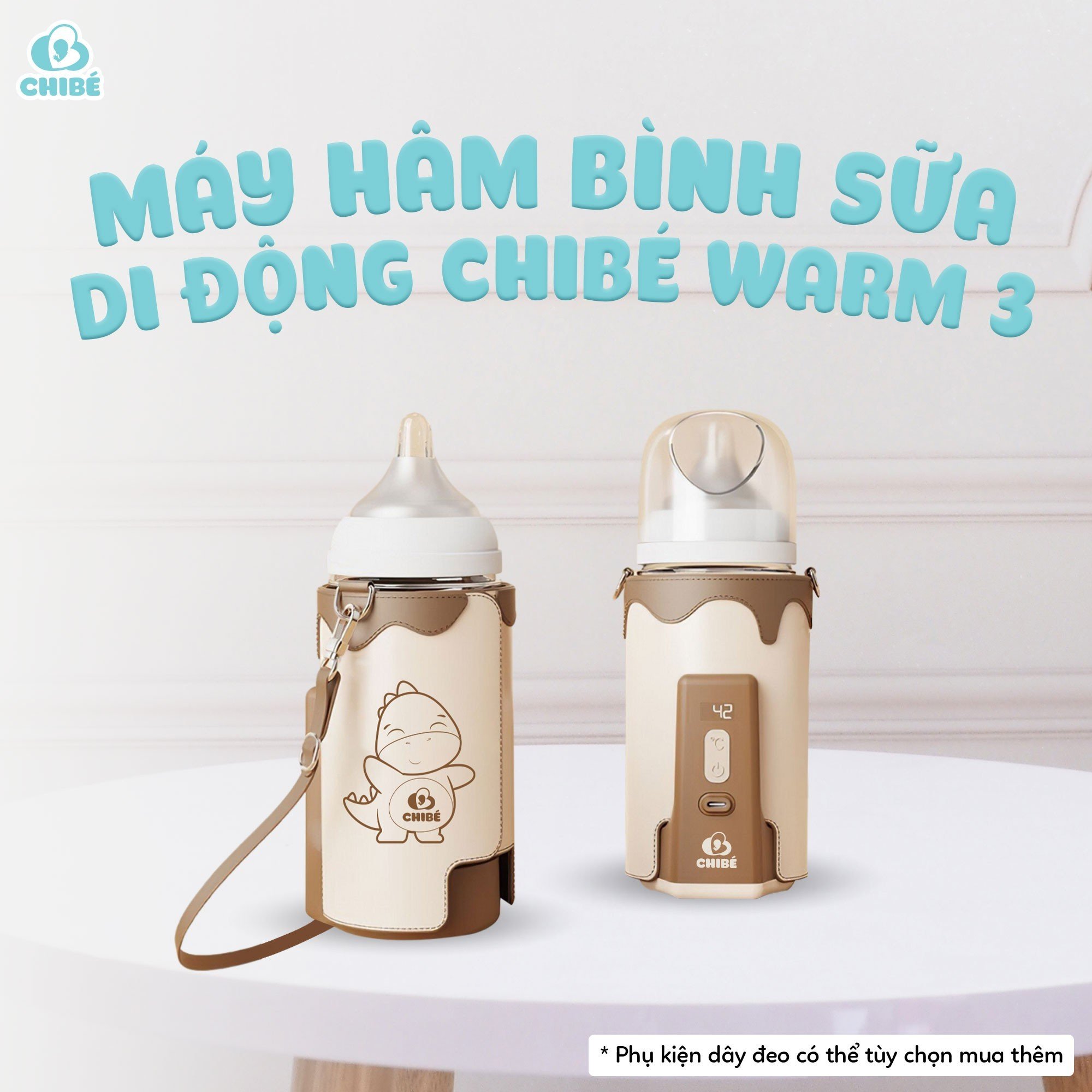 Máy hâm bình sữa di dộng Warm 3 CHIBE
