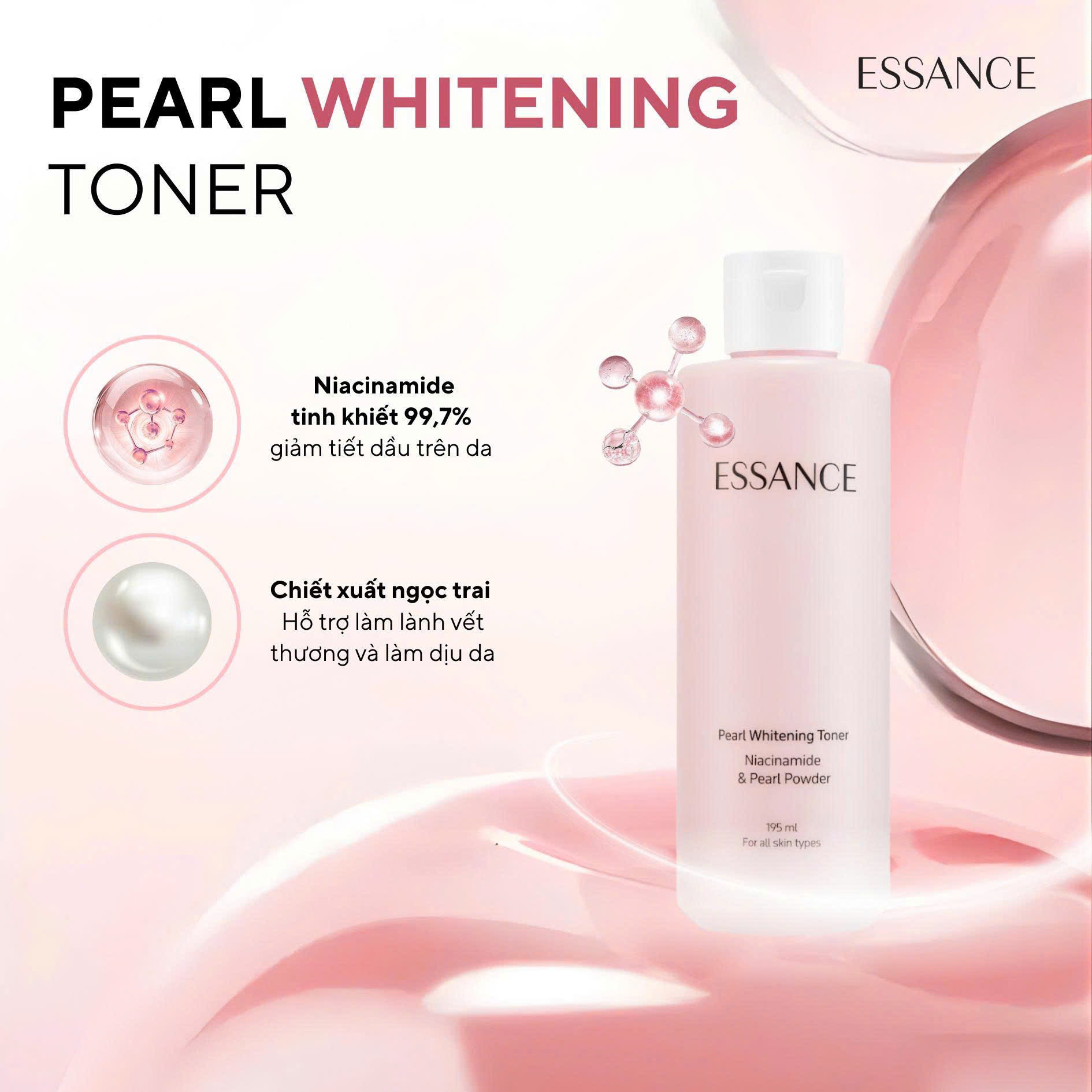 Essence Pearl Whitening Toner 195ml_thumbnail_2
