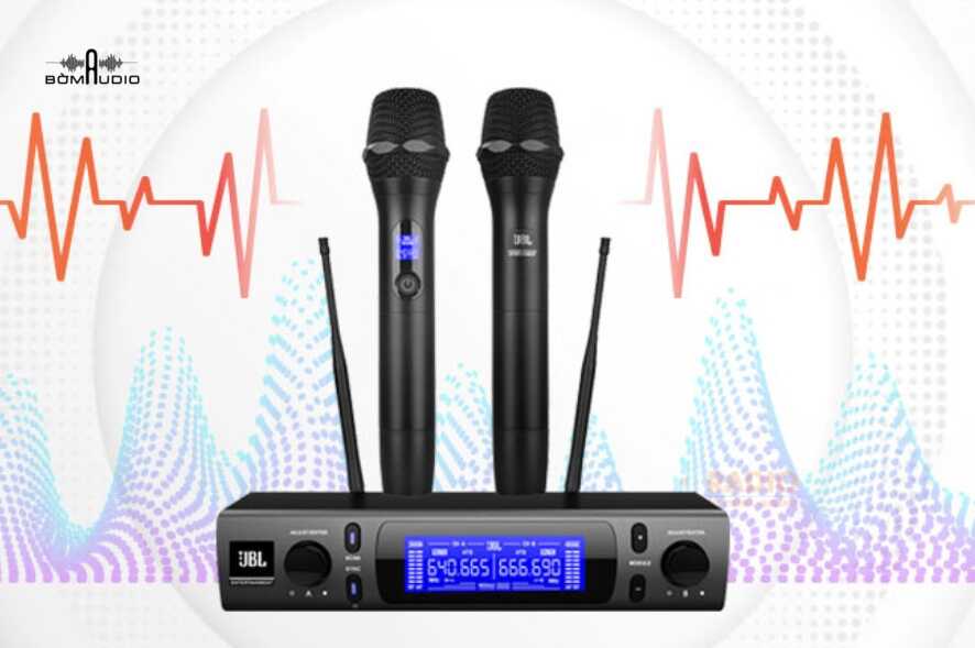 Micro JBL VM300 kết nối linh hoạt, dễ dàng