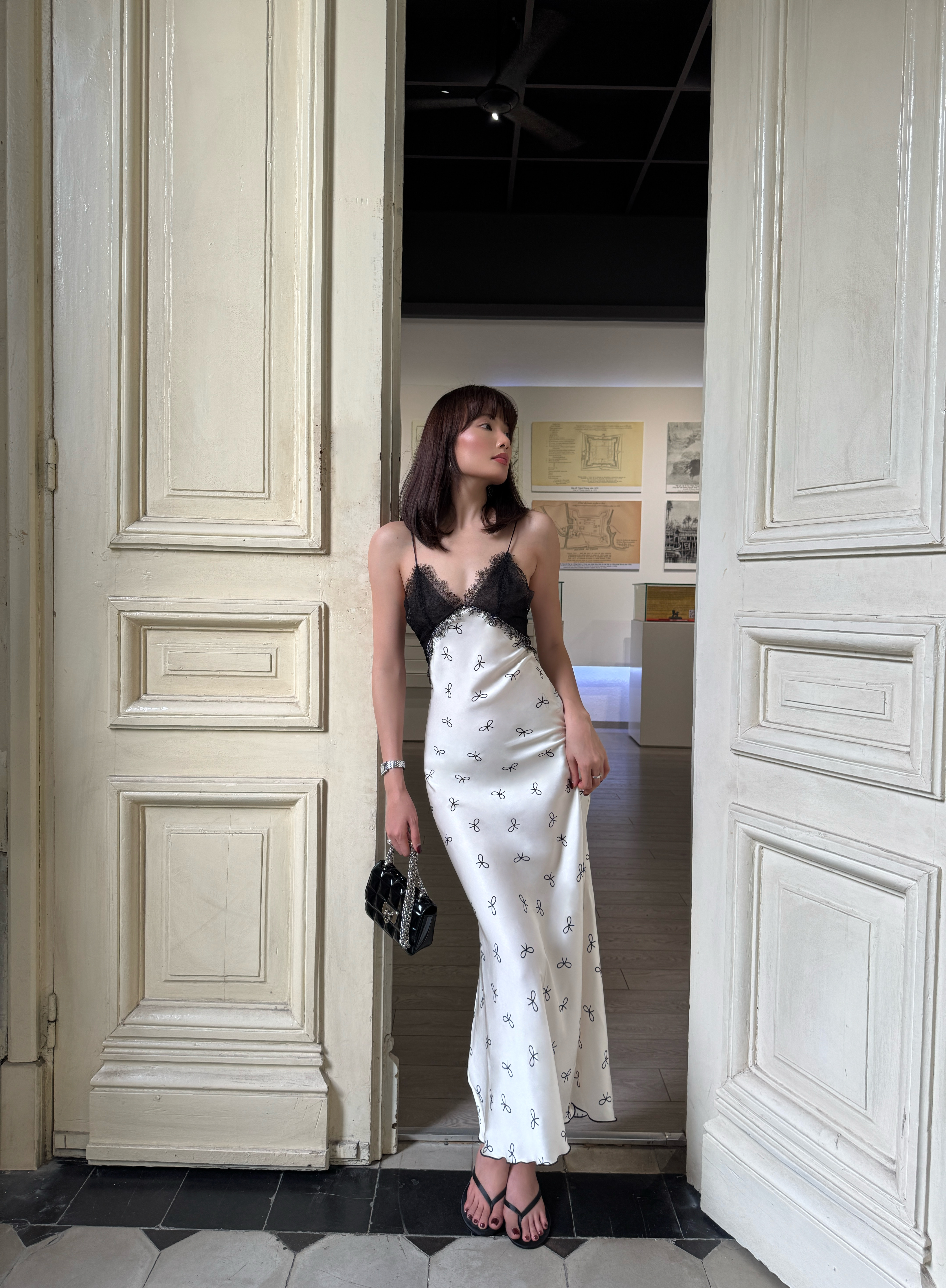 Váy lụa dài Mer - Ivory_thumbnail_3