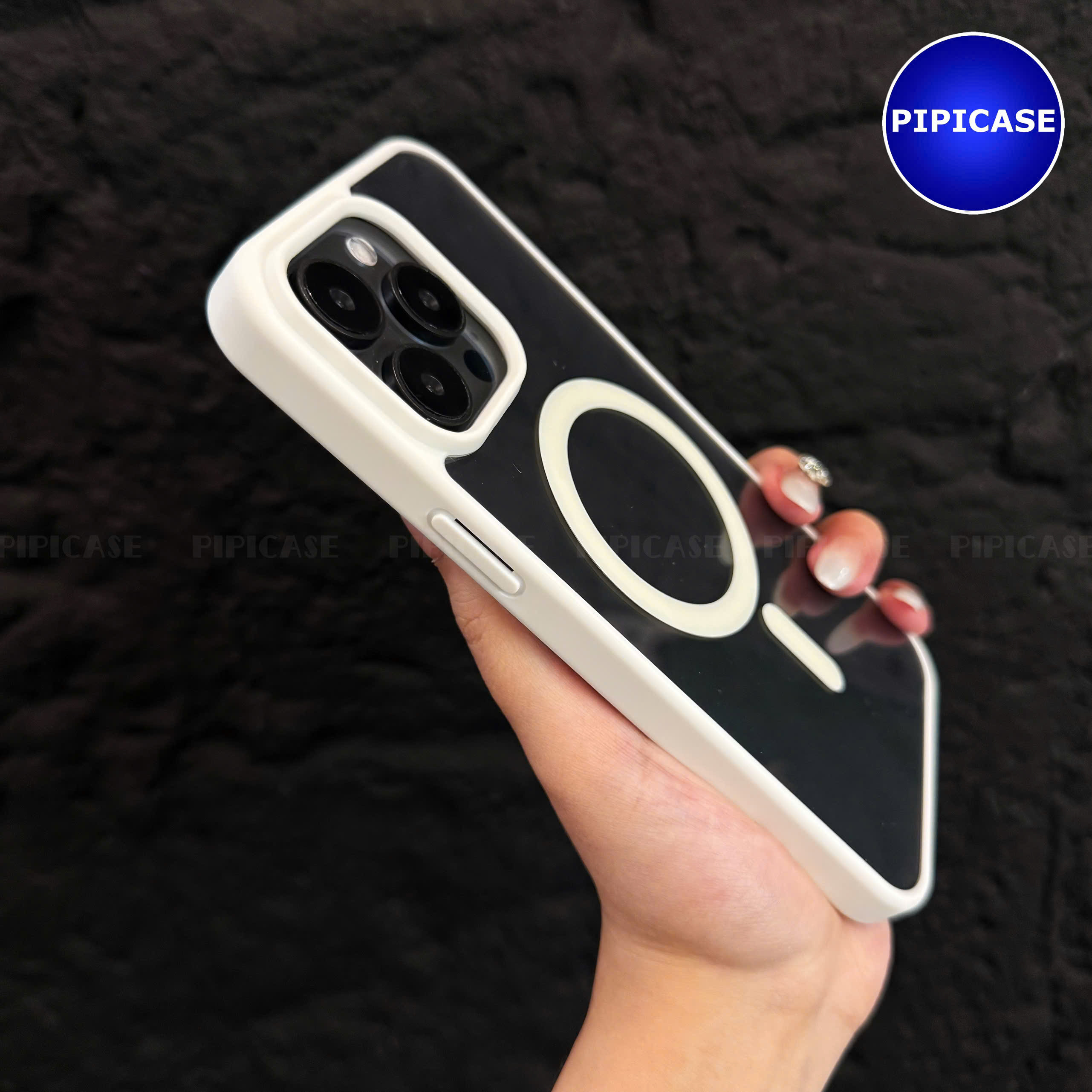 Ốp Lưng iPhone 15 Pro Max - Chic - Trắng_thumbnail_13