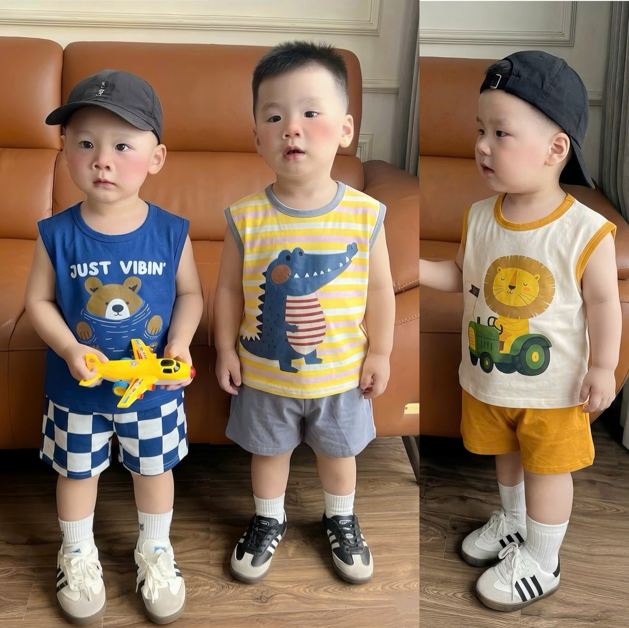D69 SET 3 BỘ BA LỖ CÁ SẤU MỎ DÀI- A100.385
