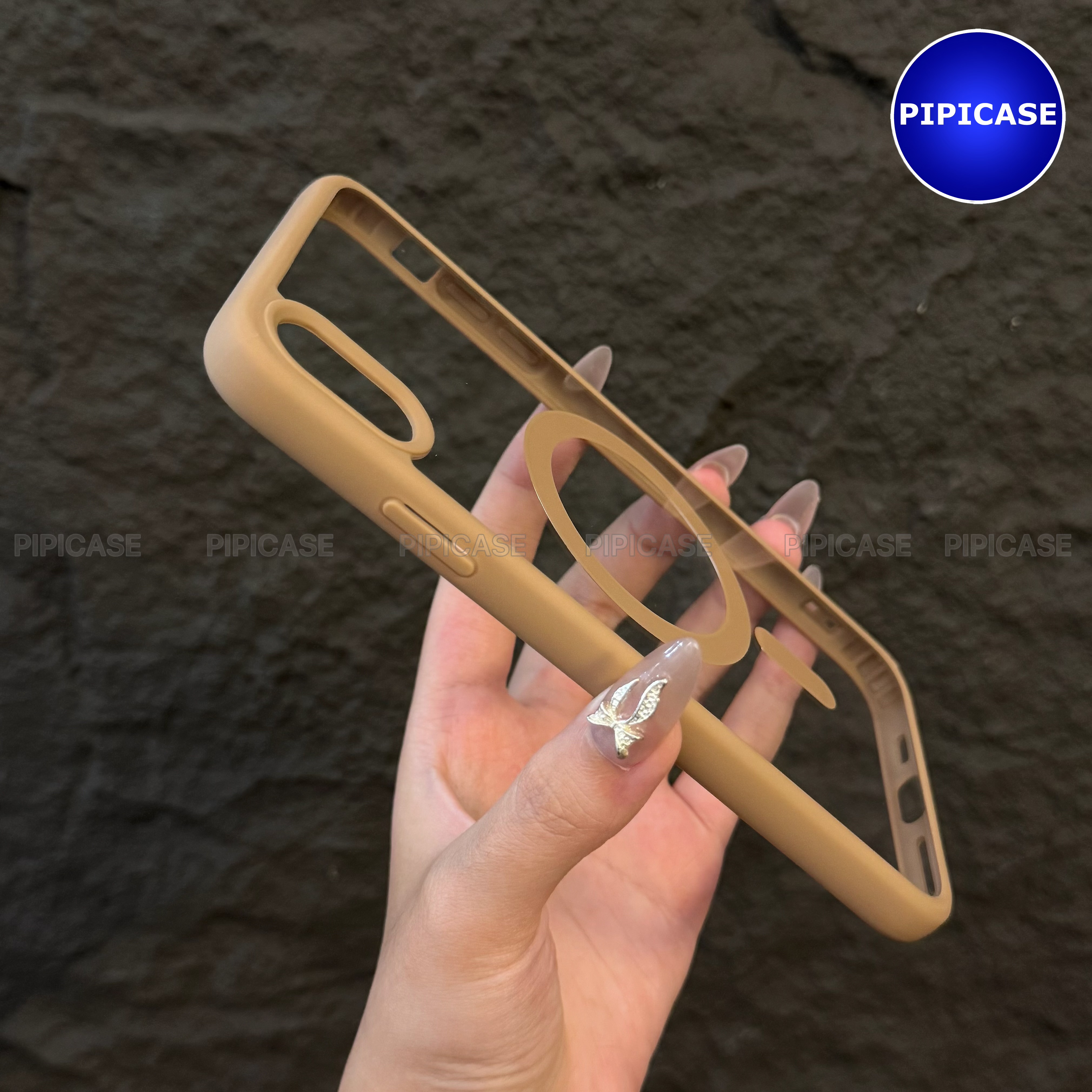 Ốp Lưng iPhone XS Max - Chic - Nâu Nhạt_thumbnail_2