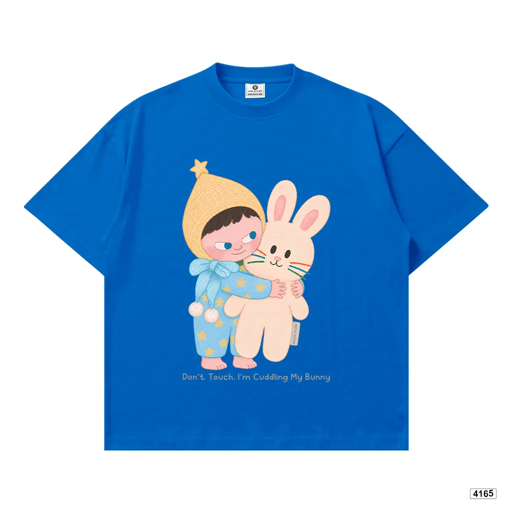 Áo thun nữ form boxy hoạt hình thỏ bông đáng yêu Miucho 4165_thumbnail_17