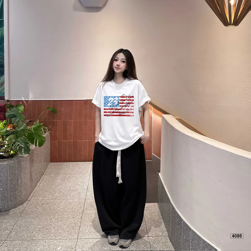 Áo thun boxy unisex cá tính Miucho 4086_thumbnail_5