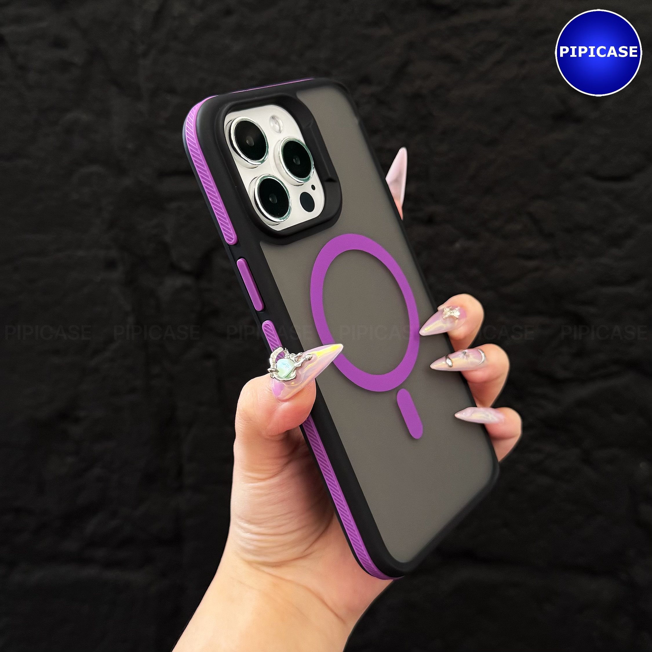 Ốp Lưng iPhone 15 Pro Max - Map - Tím_thumbnail_10