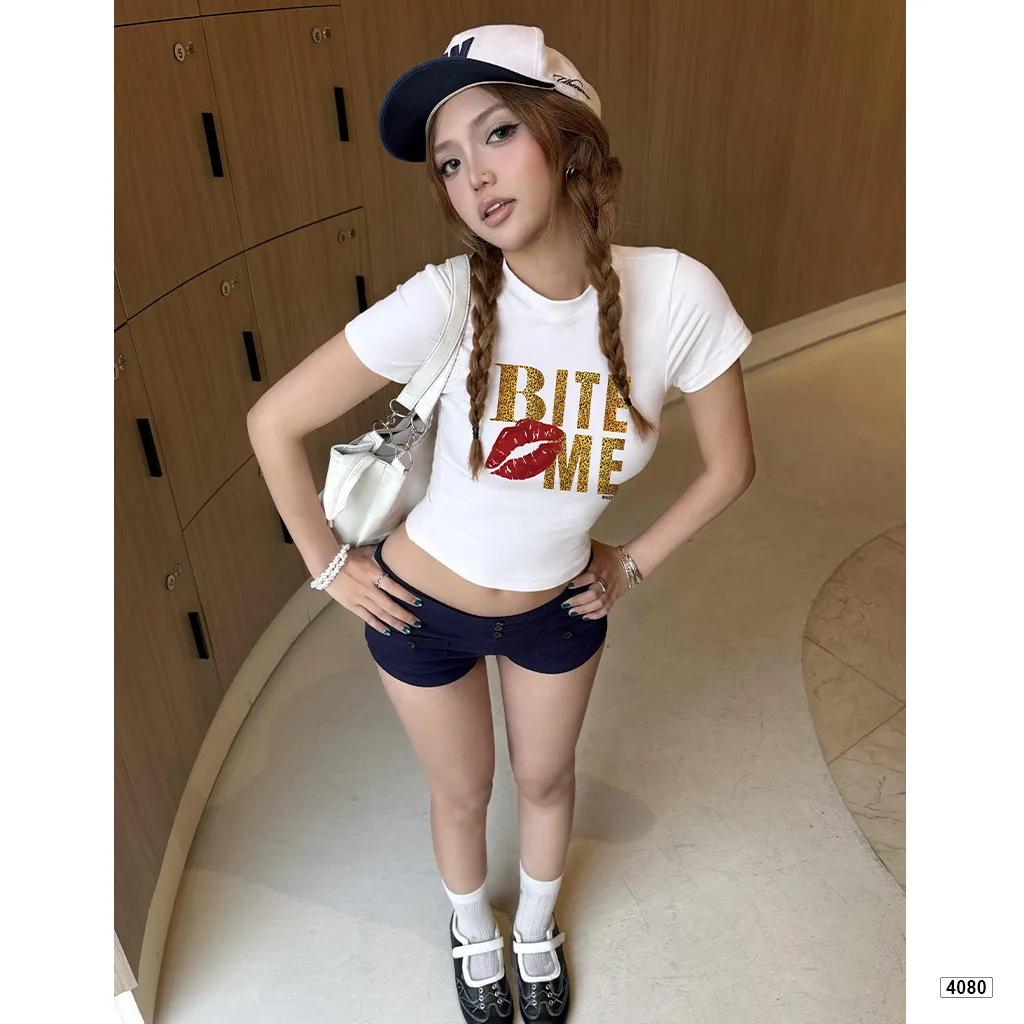Áo thun babytee nữ form ôm phong cách cá tính Beezy 4080_thumbnail_6