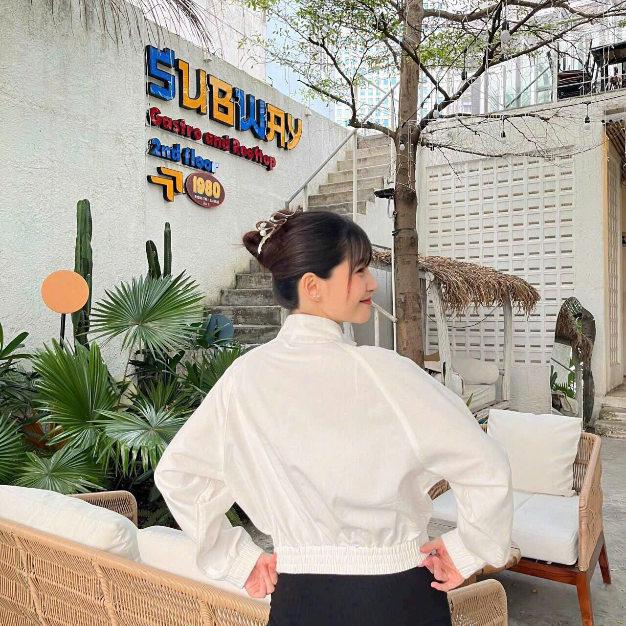 HK84 - Áo khoác bomber ( ĐEN )