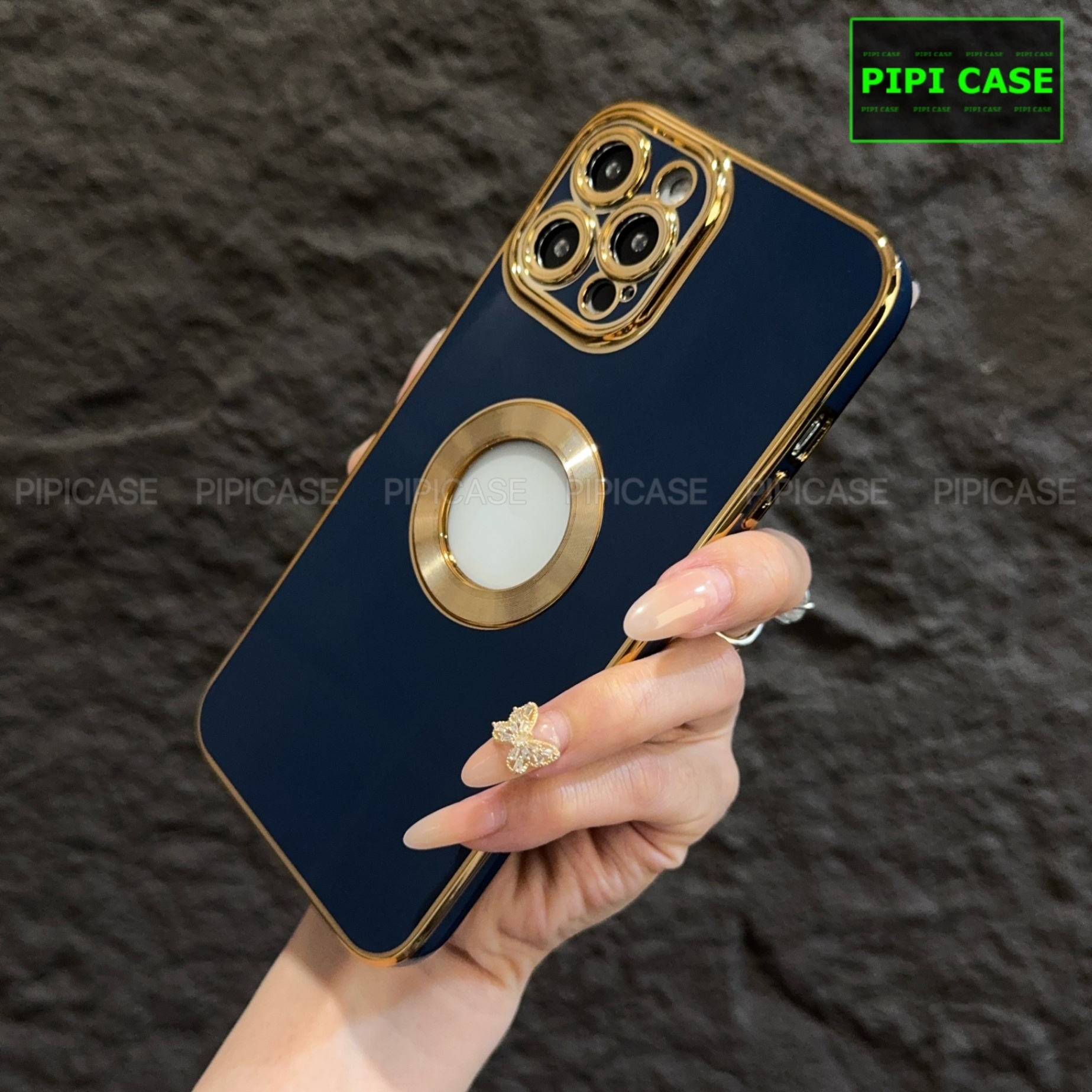 Ốp Lưng iPhone 13 Pro - Pandora - Xanh Dương
