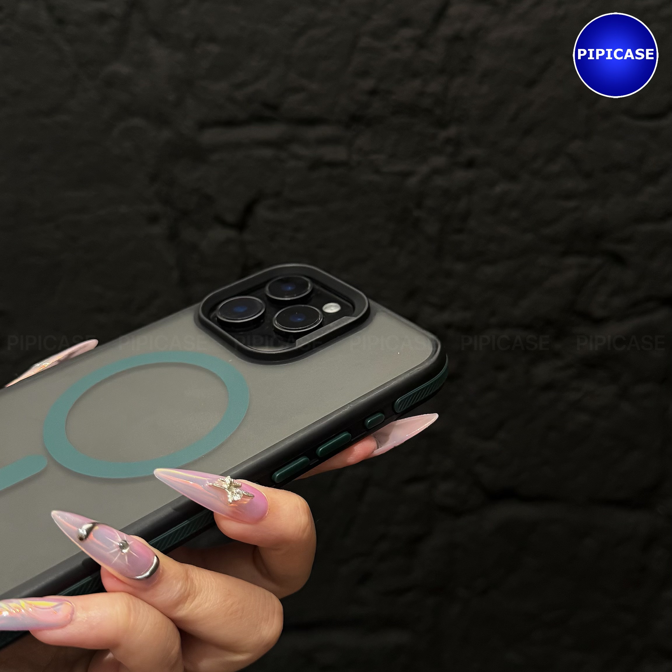 Ốp Lưng iPhone 15 Pro Max - Map - Xanh Rêu_thumbnail_20