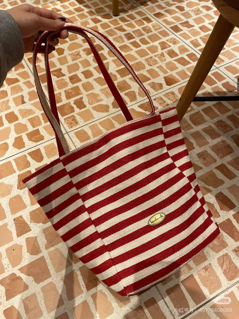 E463 TÚI TOTE KẺ 2 MÀU_thumbnail_2