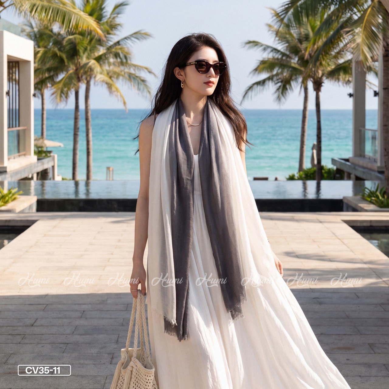 KHĂN COTTON PHA MÀU CHO NỮ (CV35-11)_thumbnail_2
