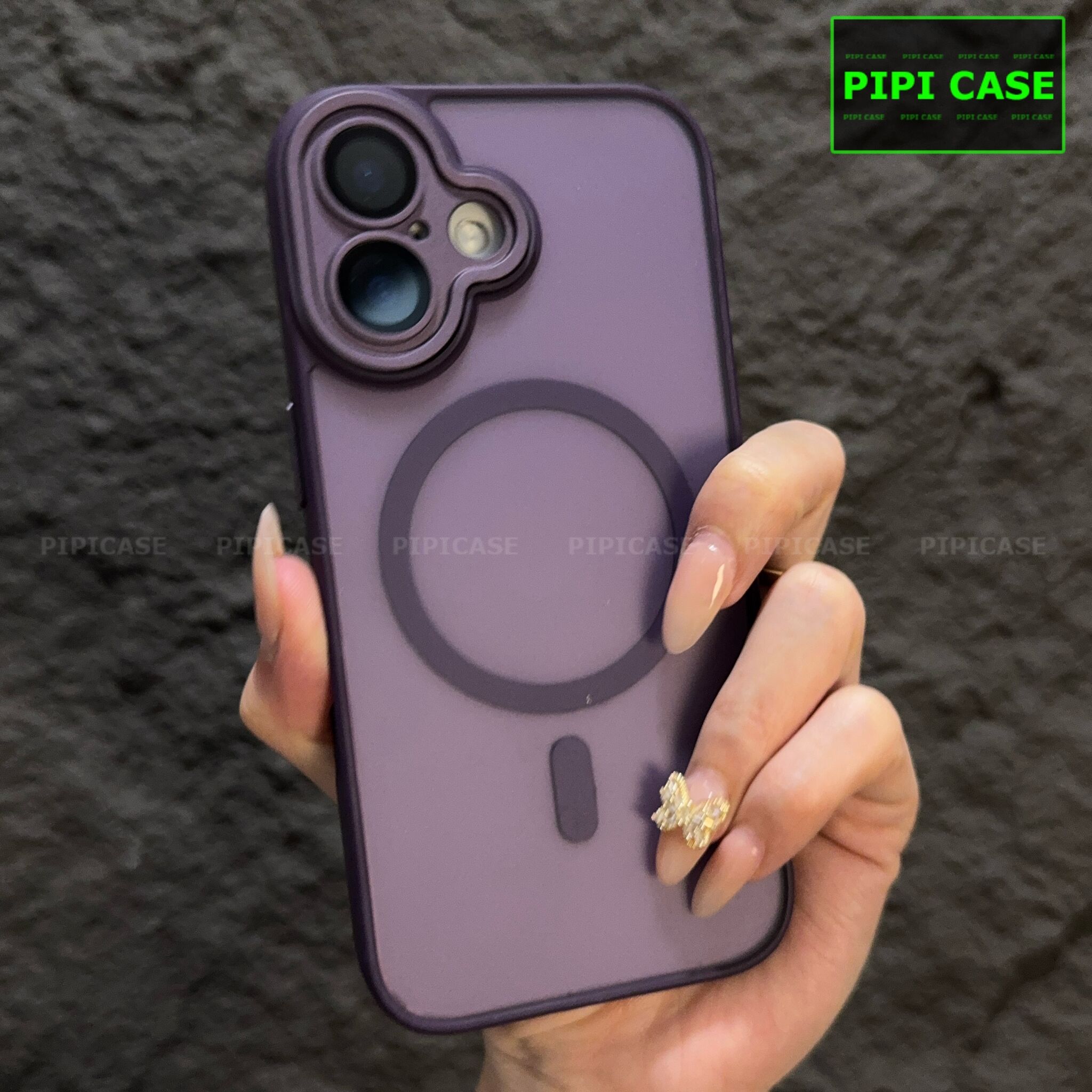 Ốp Lưng iPhone 16 - Kao - Tím Đậm_thumbnail_2