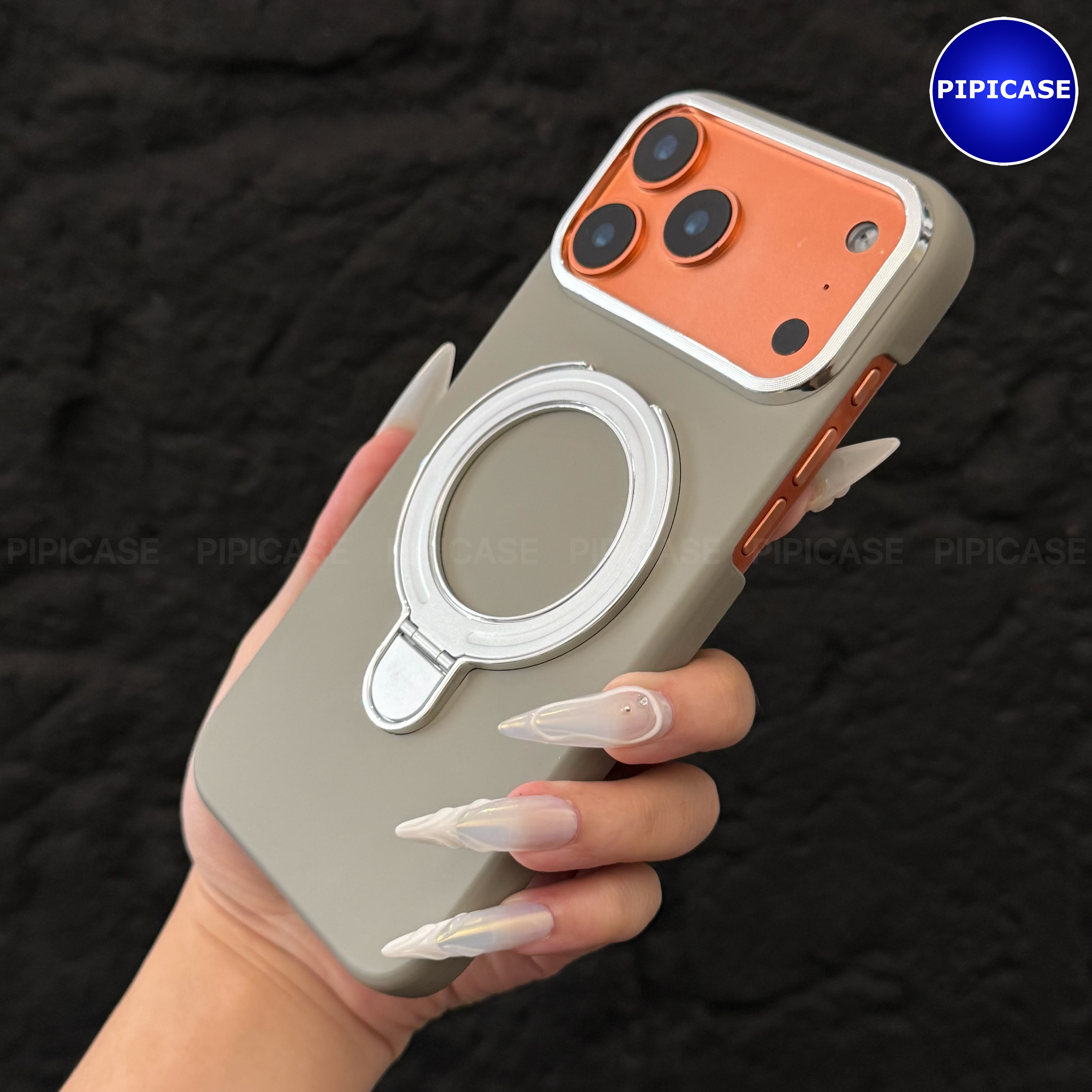 Ốp Lưng iPhone 17 Pro Max - Titan Force - Xám_thumbnail_4