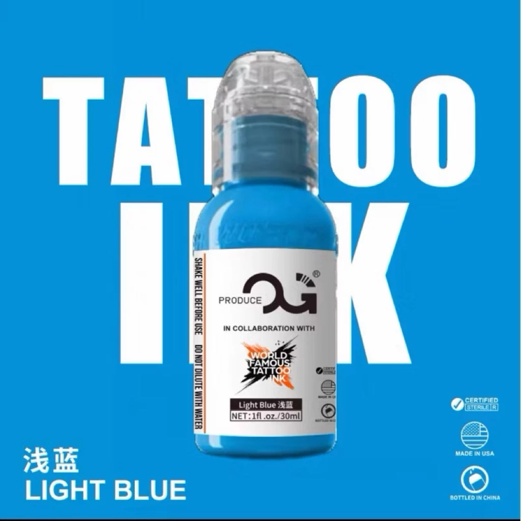 OG x World Famous Ink - Light Blue
