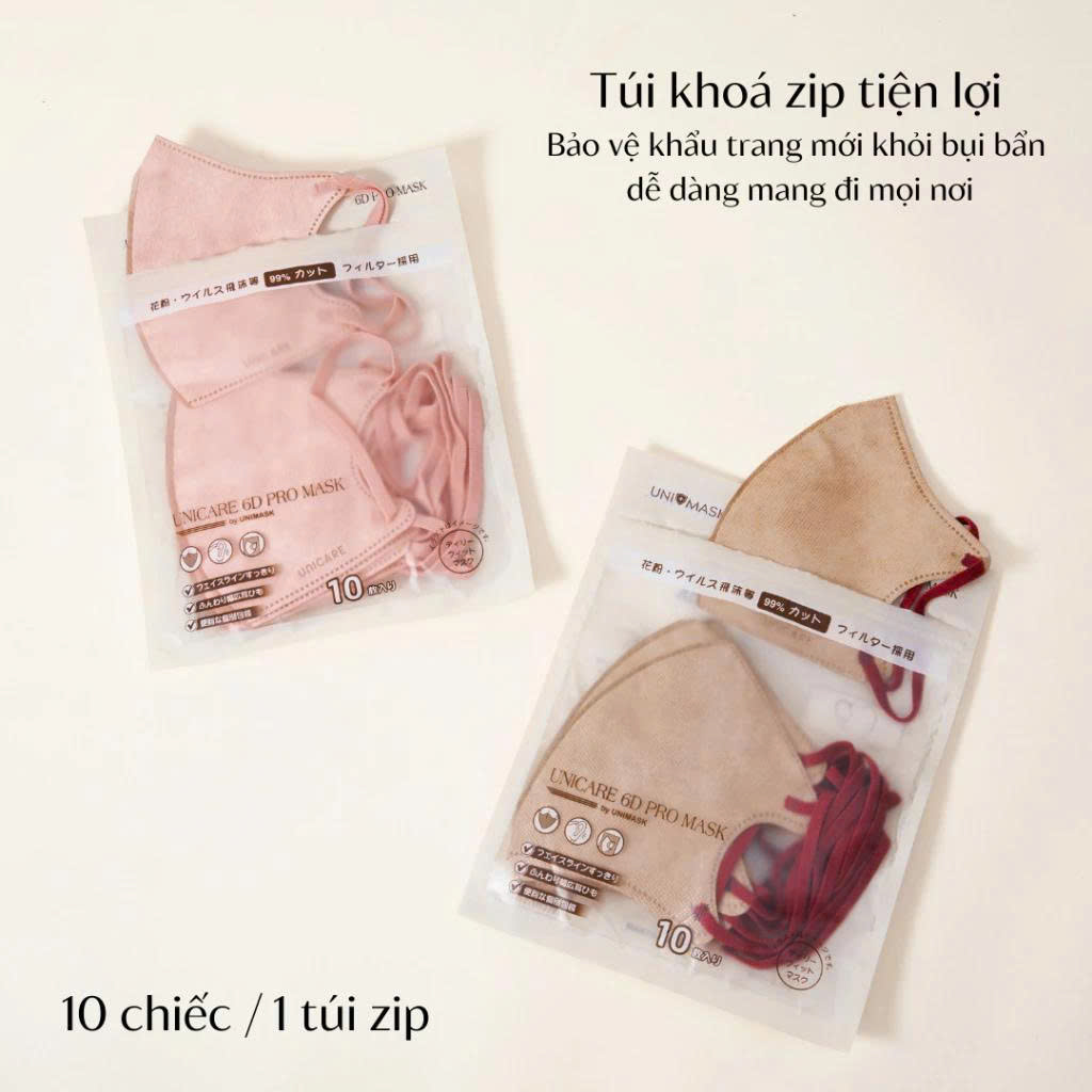 Thùng khẩu trang Unicare 6D Pro Mask 180C - Tặng Thêm 20c - FREESHIP_thumbnail_22