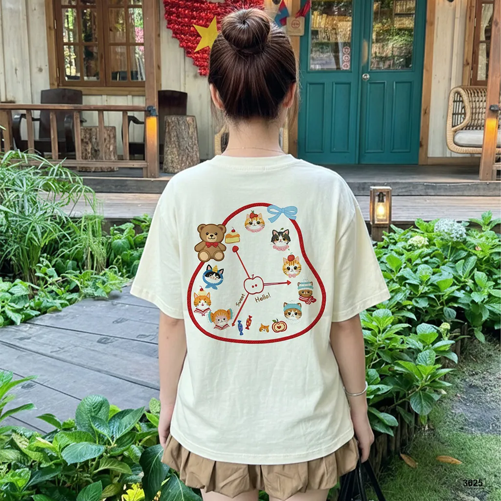 Áo thun nữ form boxy thiết kế hoạt hình thú cưng đáng yêu Miucho 3625_thumbnail_6