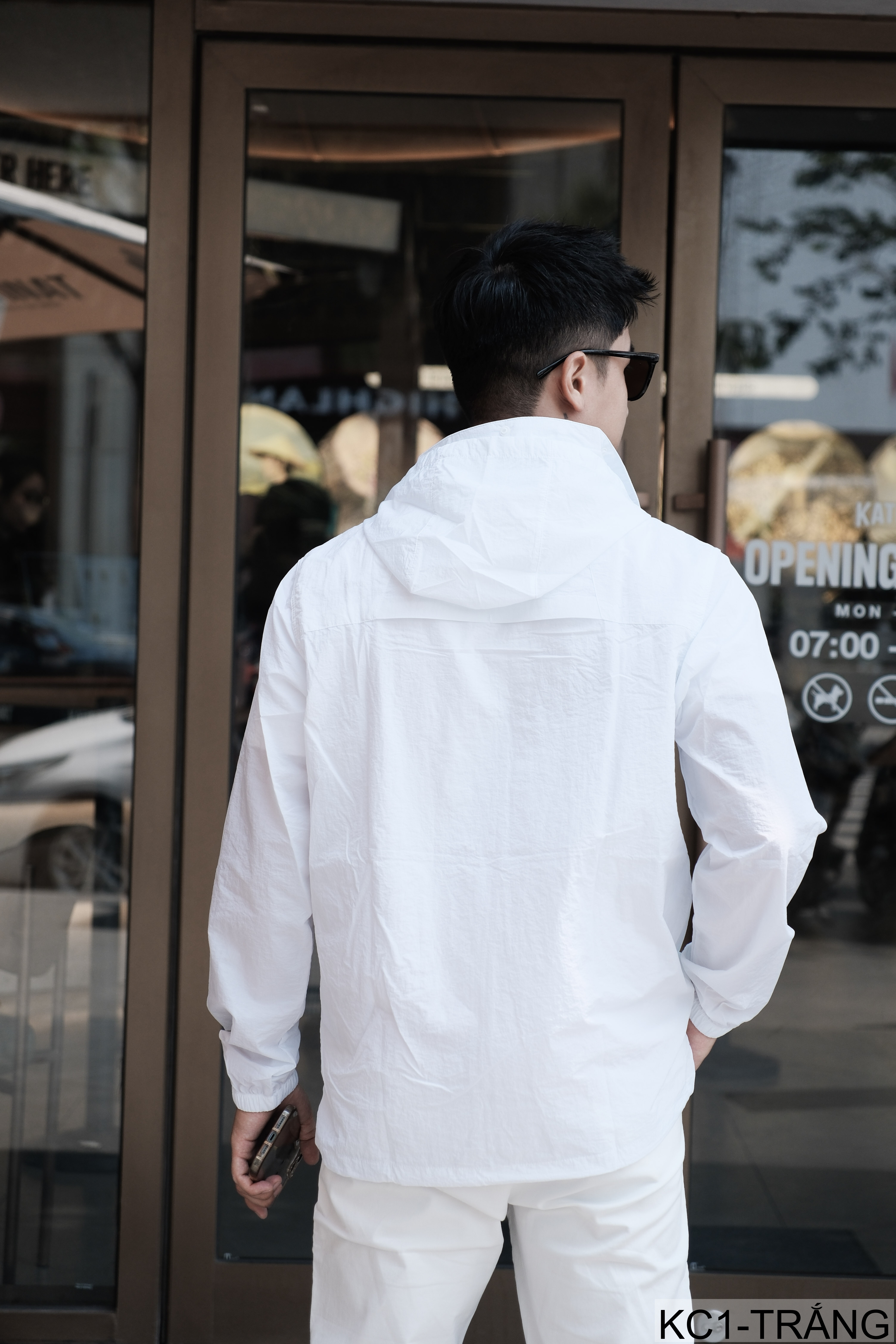 KC1 - Áo khoác chống nắng nam nữ UPF50+ siêu mỏng, thoáng khí, dáng rộng, có mũ trùm đầu_thumbnail_13