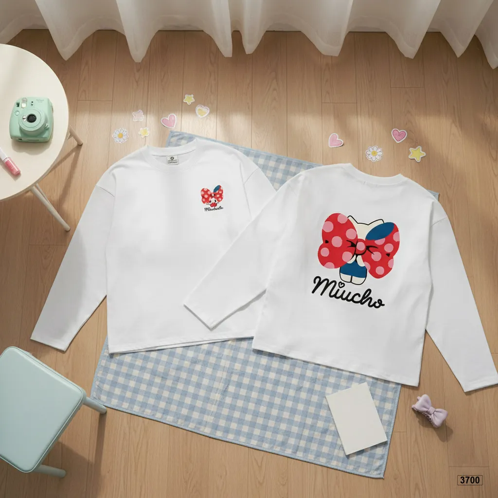 Áo thun nữ tay dài form boxy kittty dễ thương Miuch 3700_thumbnail_7