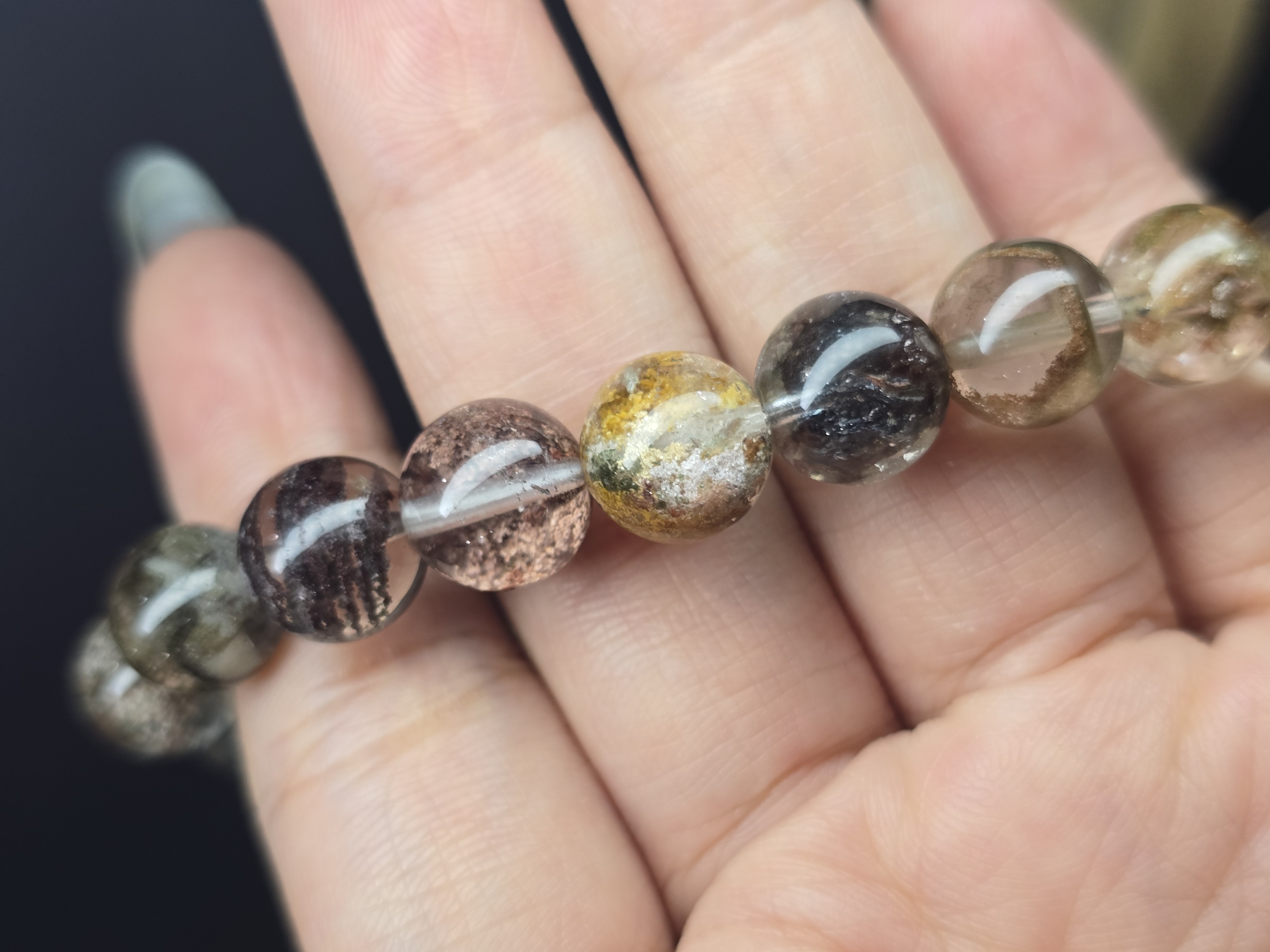 Vòng Tay Thạch Anh Ưu Linh 4 Mùa Garden Quartz / Lodolite_thumbnail_10