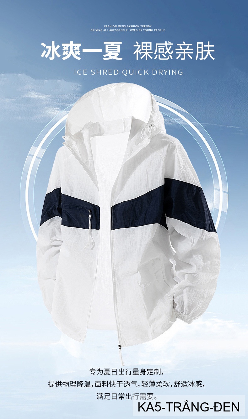 KA5 - Áo Khoác Chống Nắng Mùa Hè 2025 Phong Cách Nhật Bản, Thoáng Khí, Có Mũ, Size Lớn_thumbnail_18