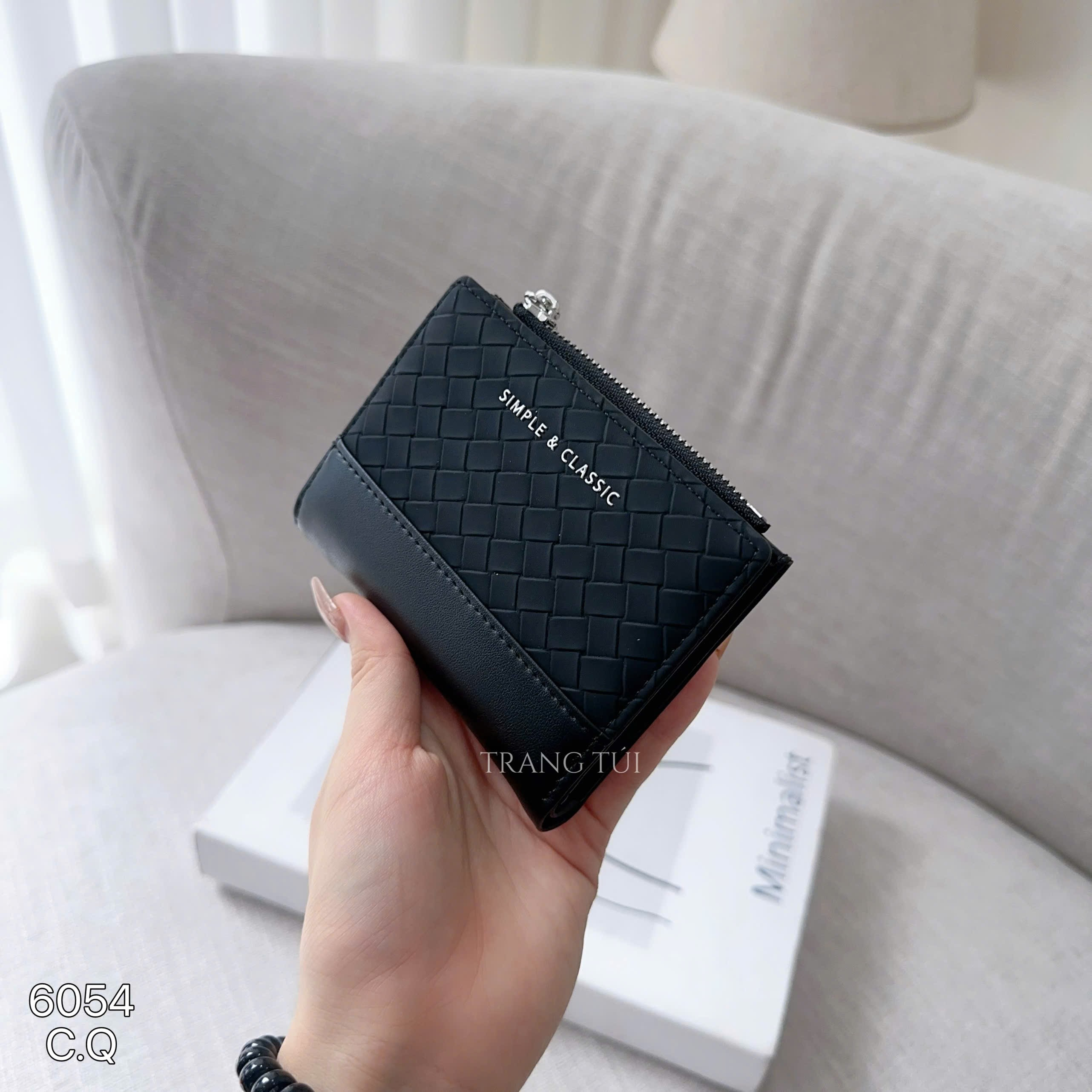 Ví gấp đan ô PT25-2289 (E2080-6054)